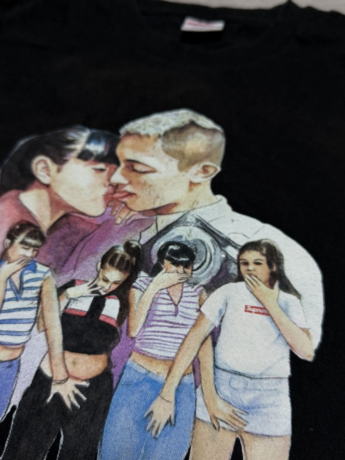 Supreme Supreme kiss tee shirt USA humor fun xxx Size US M / EU 48-50 / 2 - 2 Thumbnail