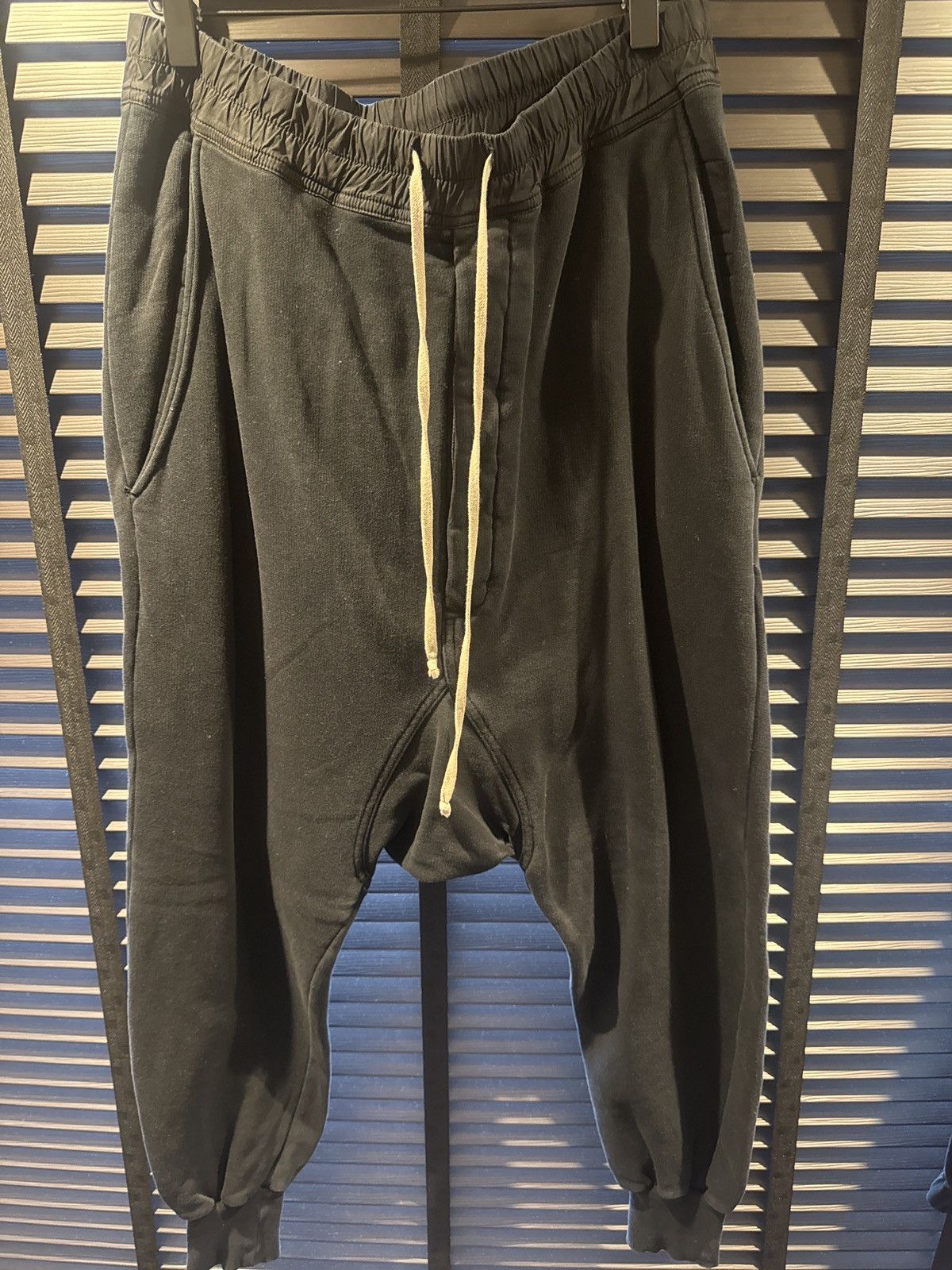 Rick Owens Black Sweatpants