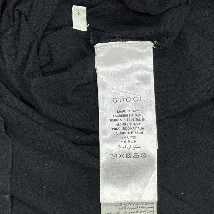 Gucci Gucci Gucci Classic Logo Black Short Sleeve T-Shirt -2506 Size US S / EU 44-46 / 1 - 5 Thumbnail