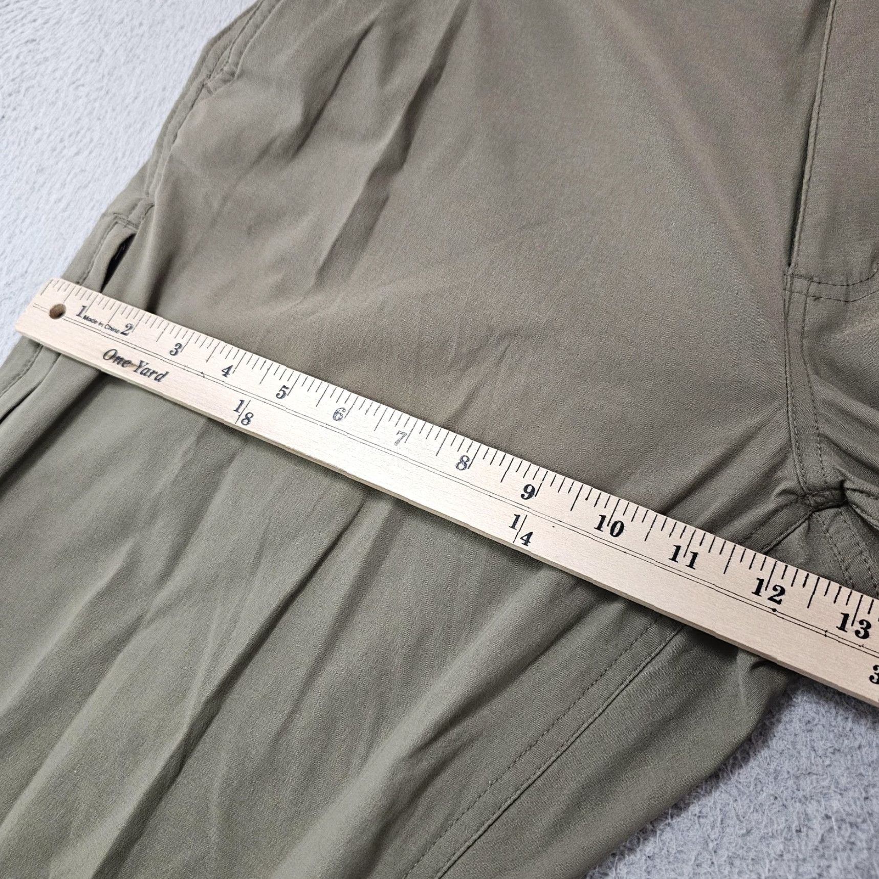Eddie Bauer Eddie Bauer Travex Pants Mens 38x32 Olive Quick Dry Stretch Zip Pockets Khakis Hiking Size US 38 / EU 54 - 5 Thumbnail