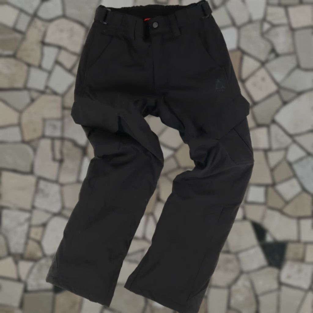 Vintage Gerry Pants Black Men's S Athletic Ski Lined Polyester Microfiber Relaxed Inseam 32in 30 Waist Sportswear Size US 29 - 1 Thumbnail