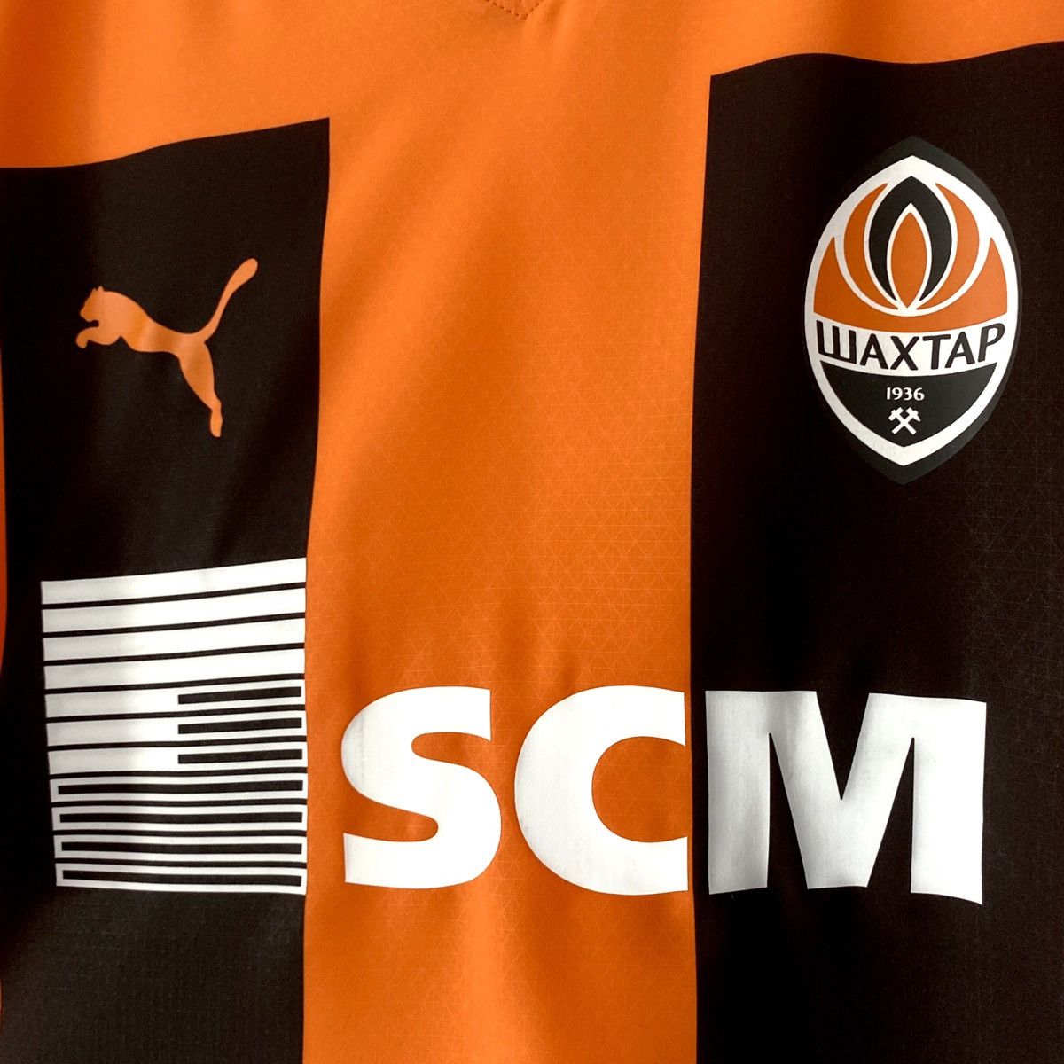 Puma 2022 2023 GAME ISSUE Shakhtar Mudryk Puma Home Soccer Jersey Size US M / EU 48-50 / 2 - 8 Thumbnail