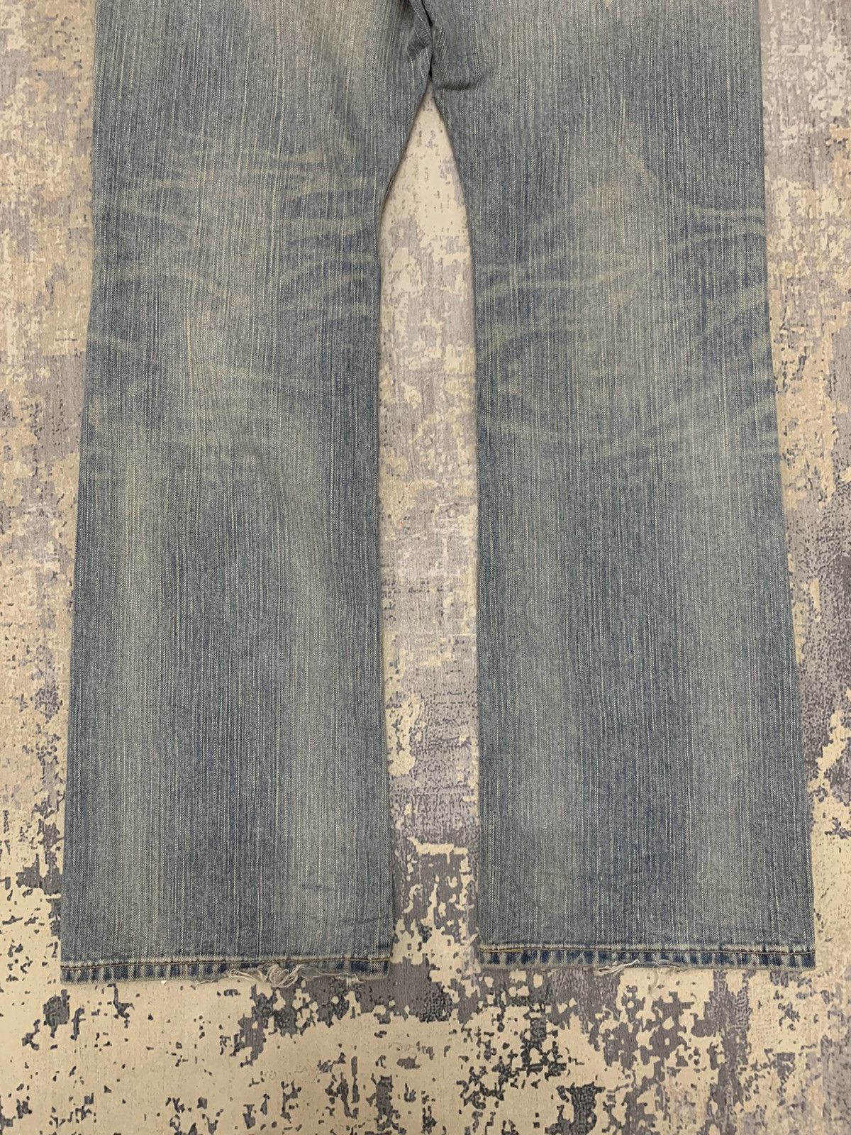 Japanese Brand Edwin XVS Buckle Back Flare Japanese Denim Archive Jeans Size US 33 - 11 Thumbnail