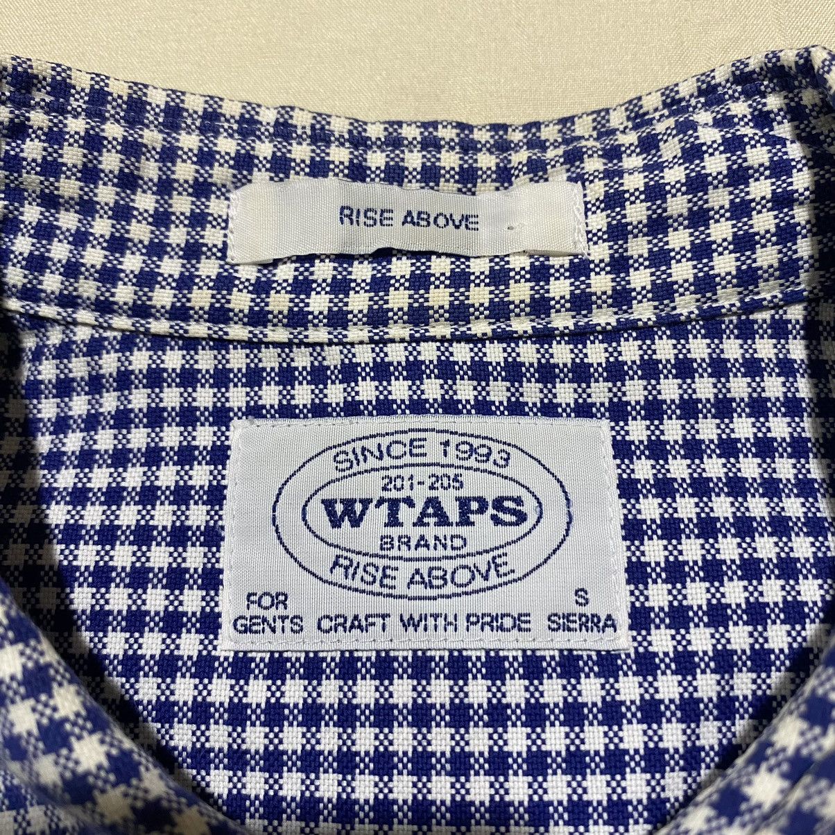 Japanese Brand × Wtaps WTAPS Gingham Sanghai Collar Button Up Shirt Size US S / EU 44-46 / 1 - 6 Thumbnail