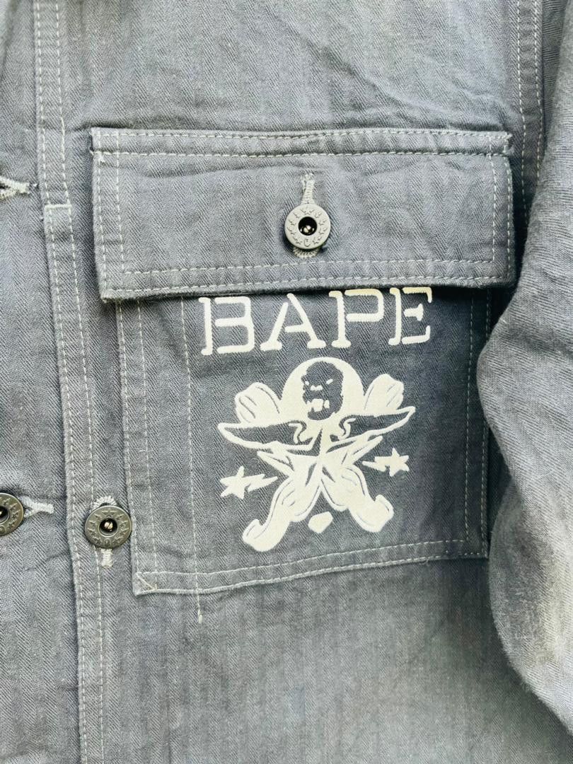 Bape Bape Black Haringbone Jacket Size US M / EU 48-50 / 2 - 6 Thumbnail