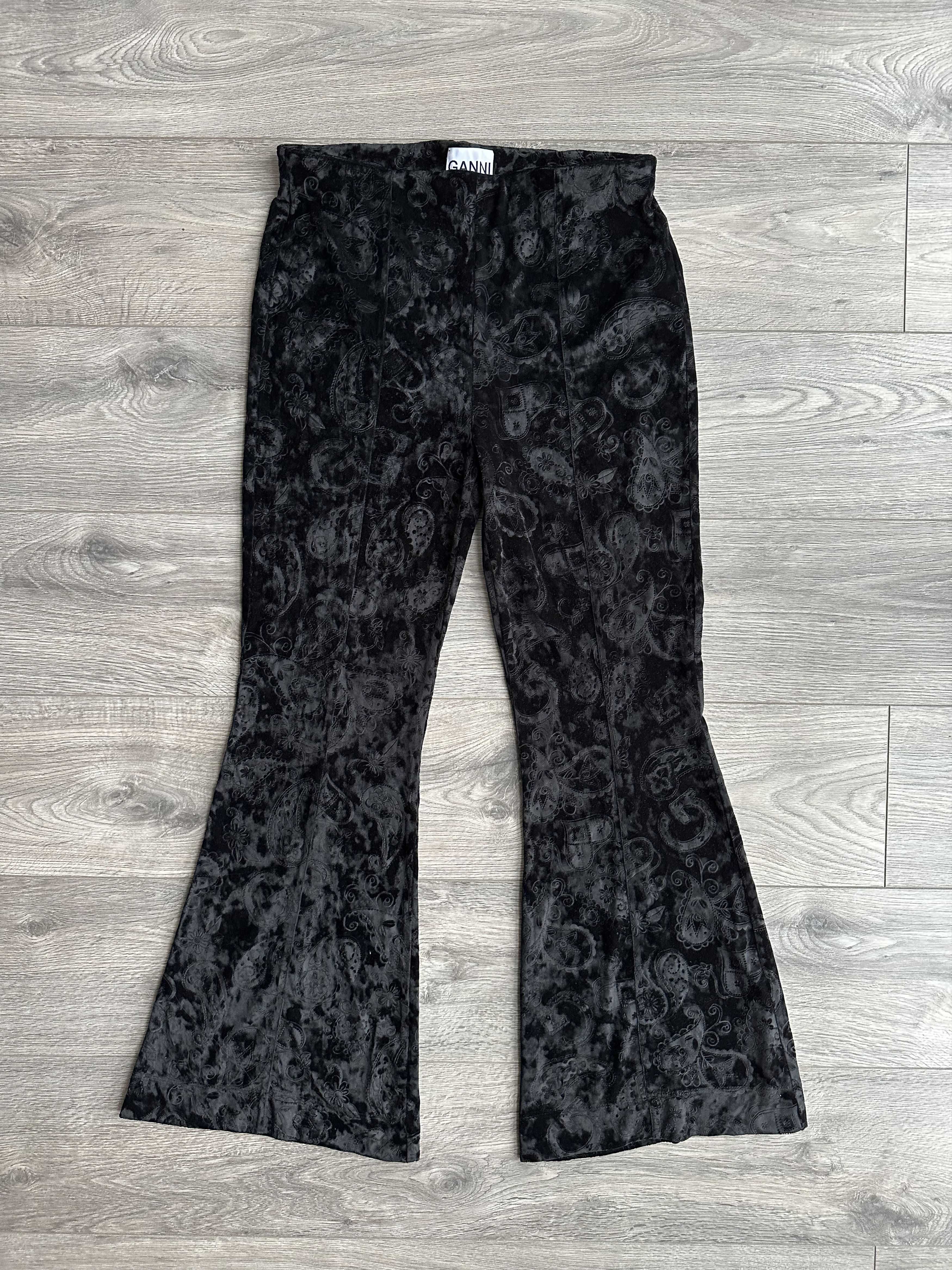 Ganni Ganni Velour pants Size 28" / US 6 / IT 42 - 1 Thumbnail