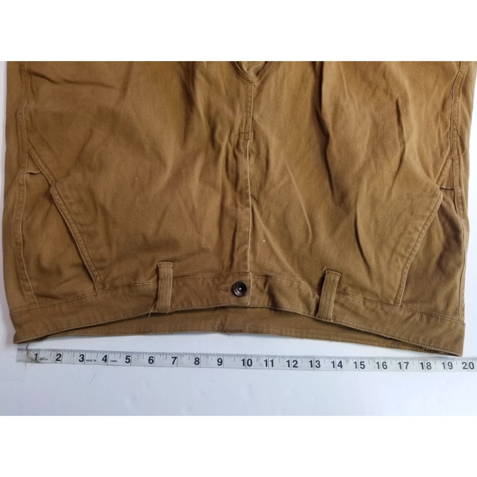 KAVU KAVU Chino Shorts Mens Brown 40 Cotton Size 40 Regular Inseam 9 in See All Pic Size US 40 / EU 56 - 3 Thumbnail