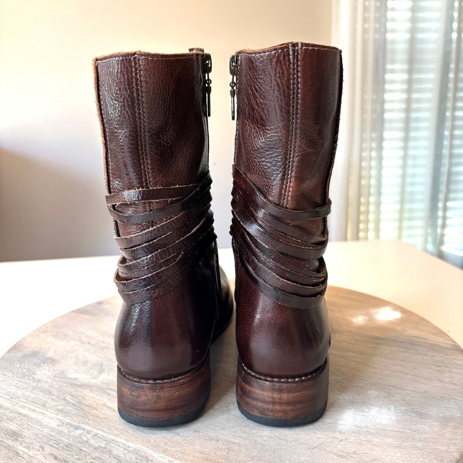 Bed Stu Bed Stu Cobbler Series Ankle Boots Leather Women's US Sz 7 Size US 7 / IT 37 - 7 Thumbnail