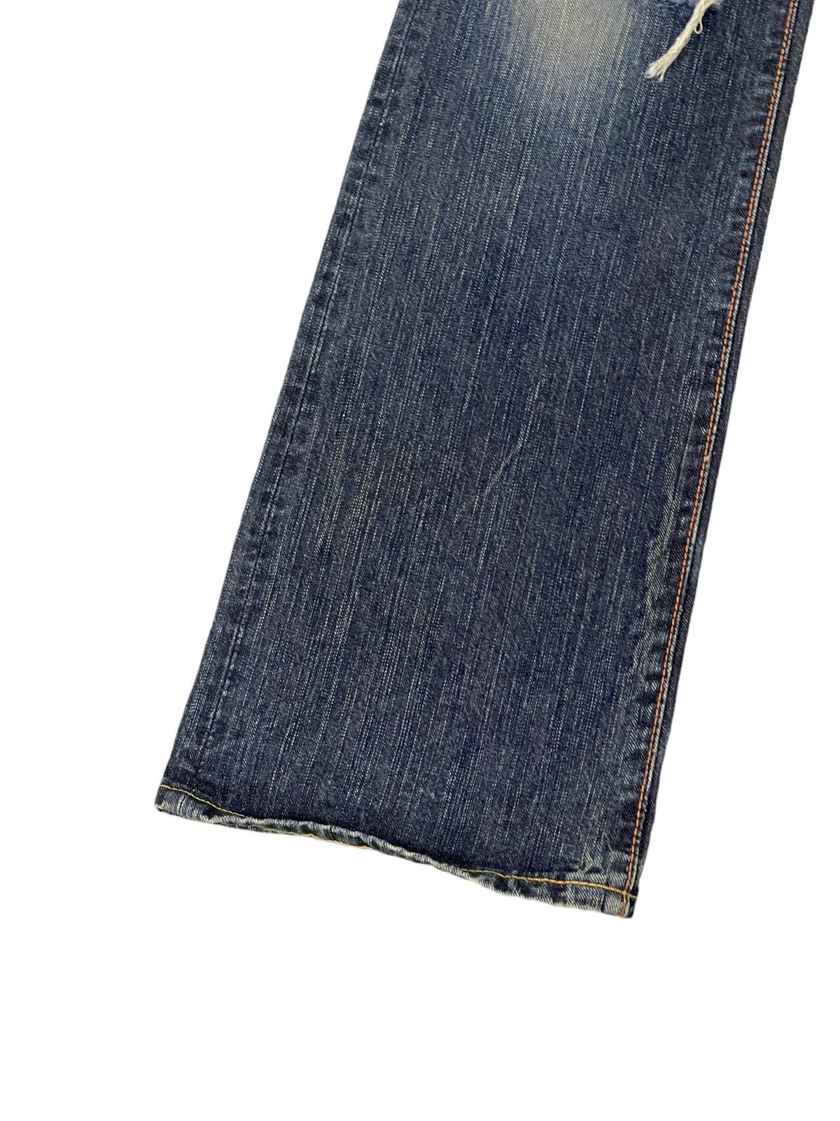 Edwin Flare Jeans Edwin Japan Faded Distress Boot Cut 8🟦3 Size US 32 / EU 48 - 5 Thumbnail