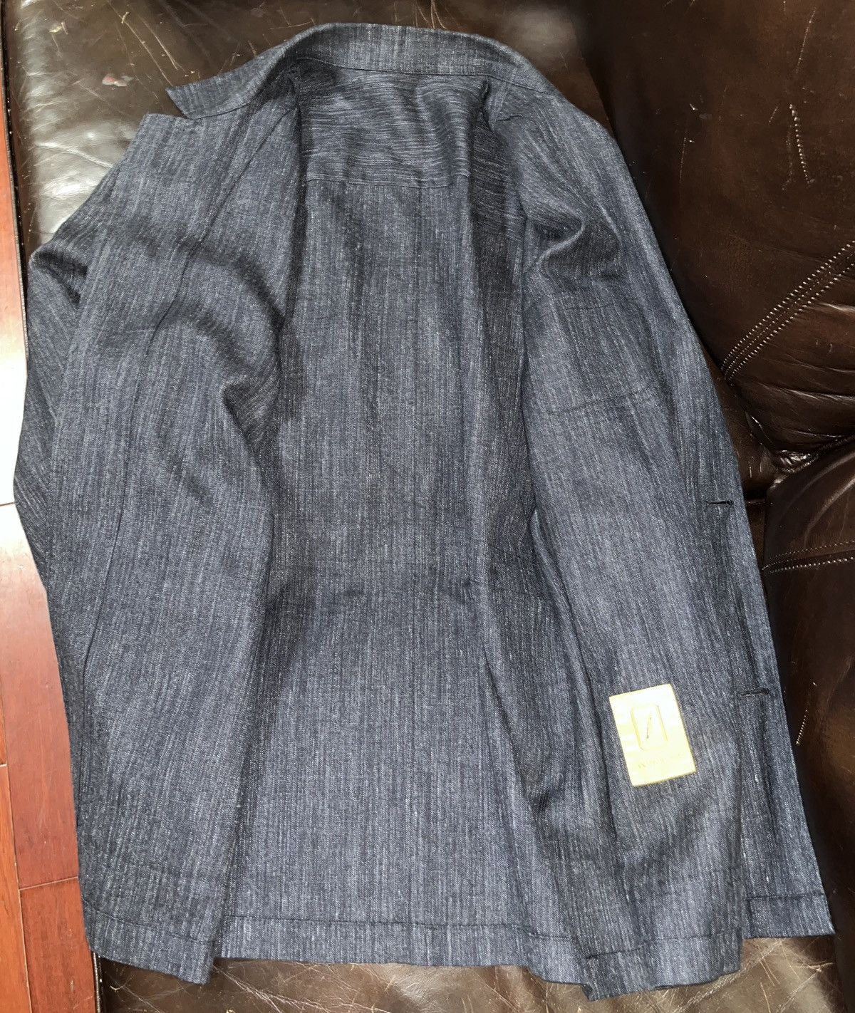 Other The Anthology Lazyman Jacket Chore Coat- 48/ Silk Wool Linen Size 38R - 7 Thumbnail