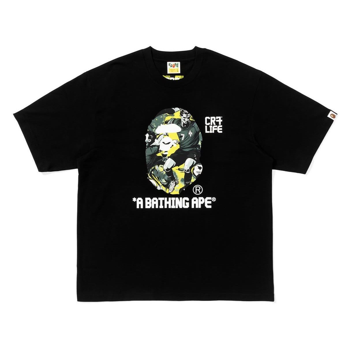 Bape BAPE x CR7 Life Cristiano Ronaldo Ape Head Tee 1L73110924 Size US L / EU 52-54 / 3 - 4 Thumbnail