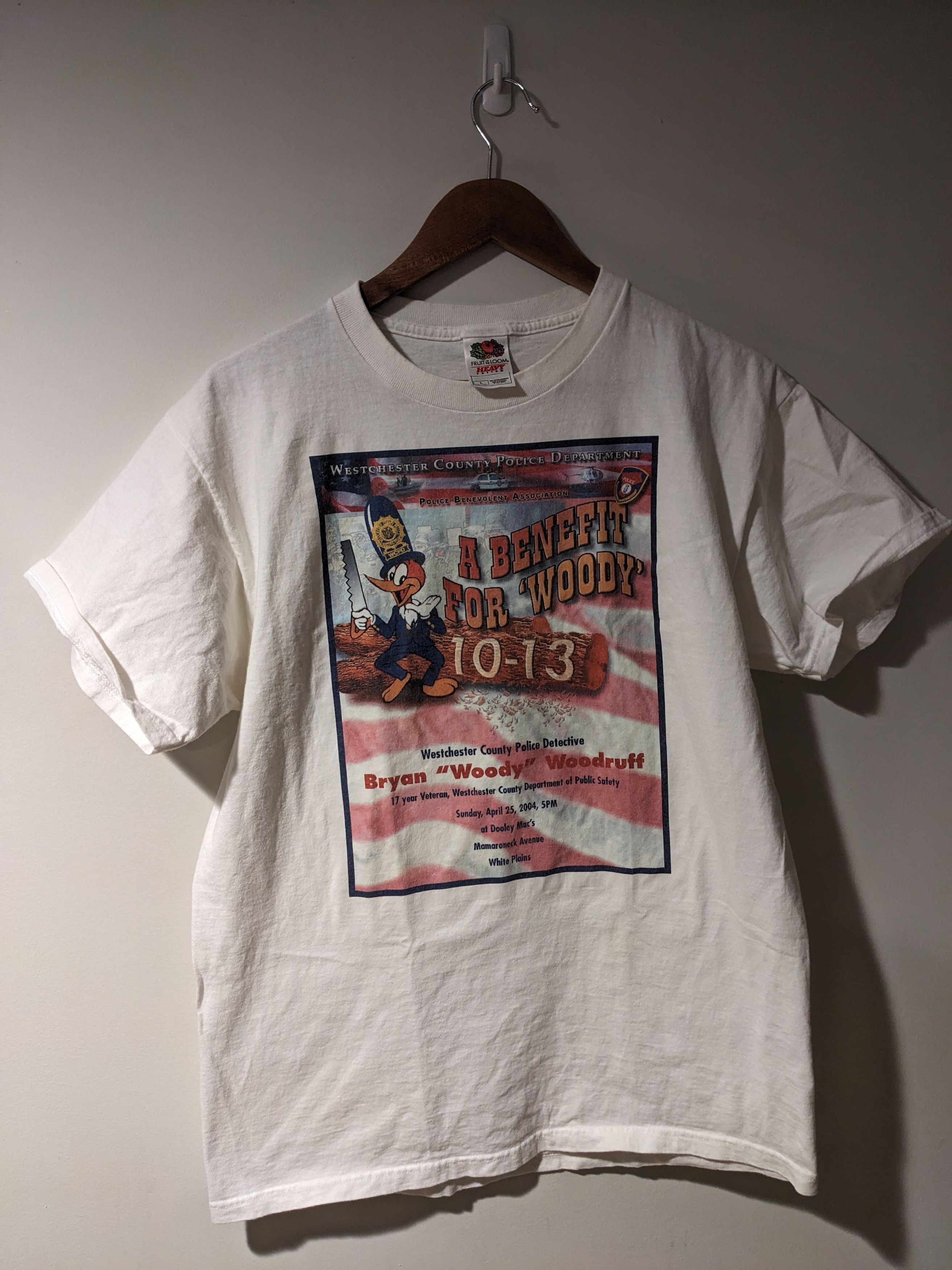 Cartoon Network × Vintage Vintage 2004 Westchester Country Police Department T-Shirt Size US L / EU 52-54 / 3 - 1 Thumbnail