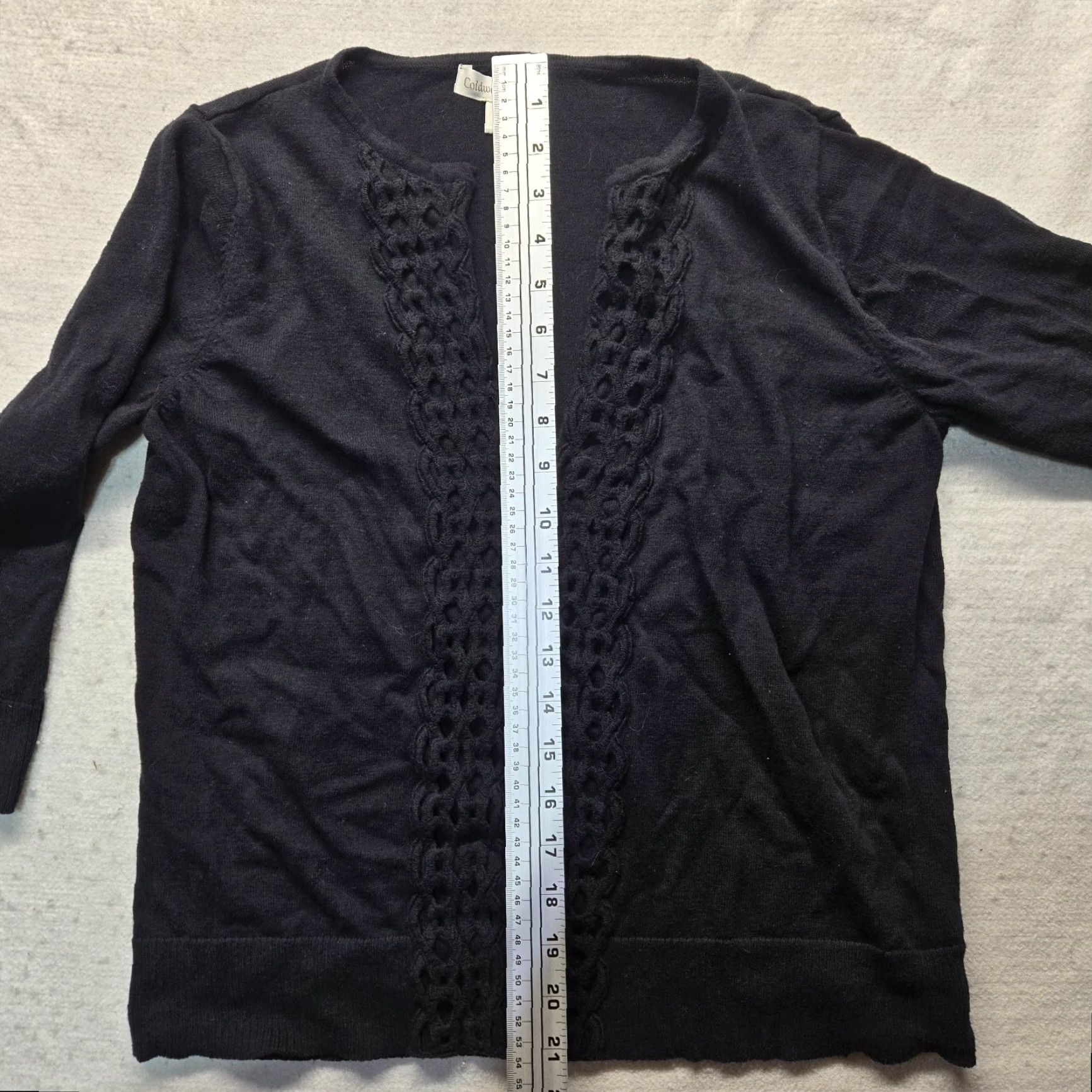 Coldwater Creek Coldwater Creek Women's Button-Up Blouse - Black Long Sleeve Shirt Medium Size M / US 6-8 / IT 42-44 - 6 Thumbnail
