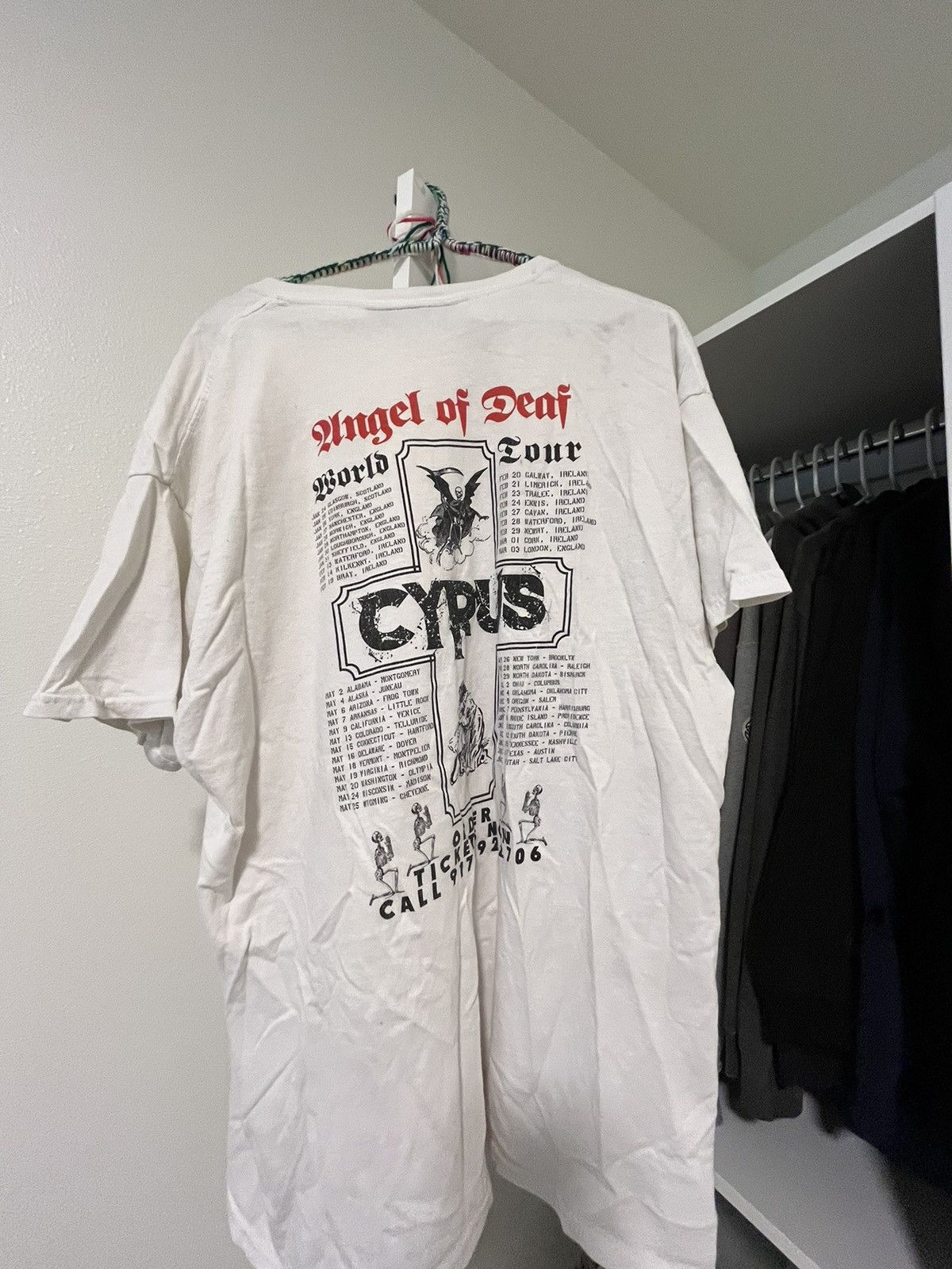 Band Tees × Call Me 917 Call Me 917 Cyrus Angel T-Shirt Size US L / EU 52-54 / 3 - 3 Thumbnail