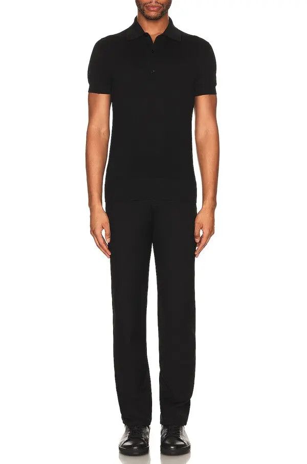 Tom Ford o1w1db10225 KPS002 Polo Shirt in Black Size US XL / EU 56 / 4 - 4 Thumbnail
