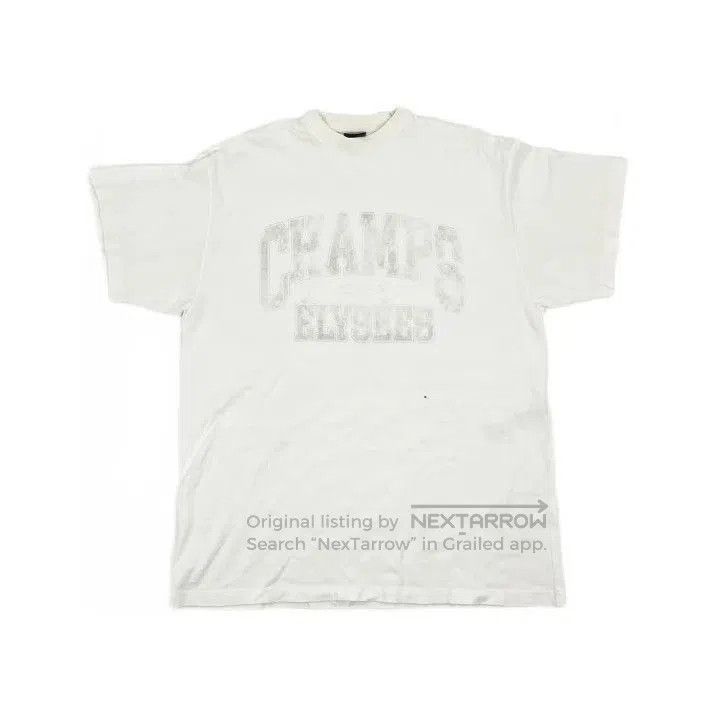 Balenciaga Balenciaga FW24 White Graphic Oversized T. Size US L / EU 52-54 / 3 - 1 Thumbnail