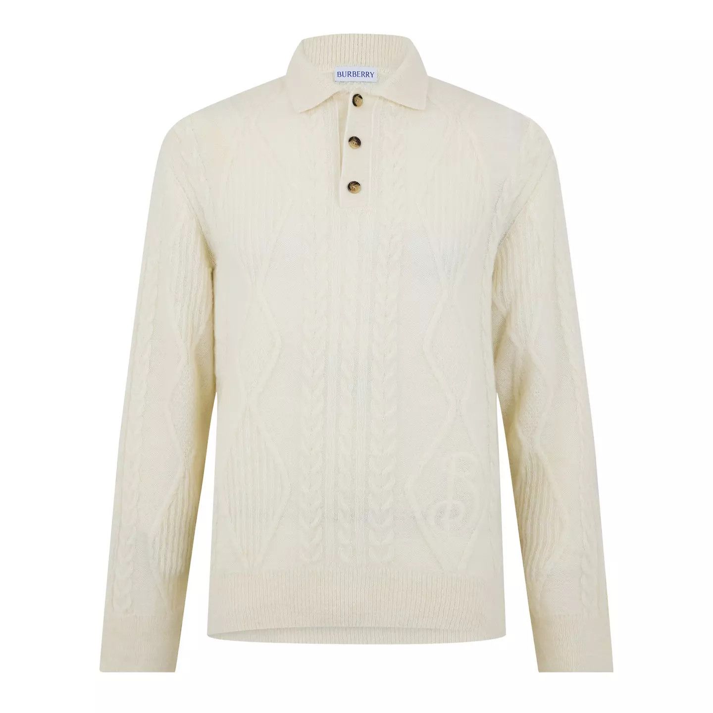 Burberry o1g2r1mq0426 Short Sleeve Polo Shirt in Beige Size US M / EU 48-50 / 2 - 1 Thumbnail