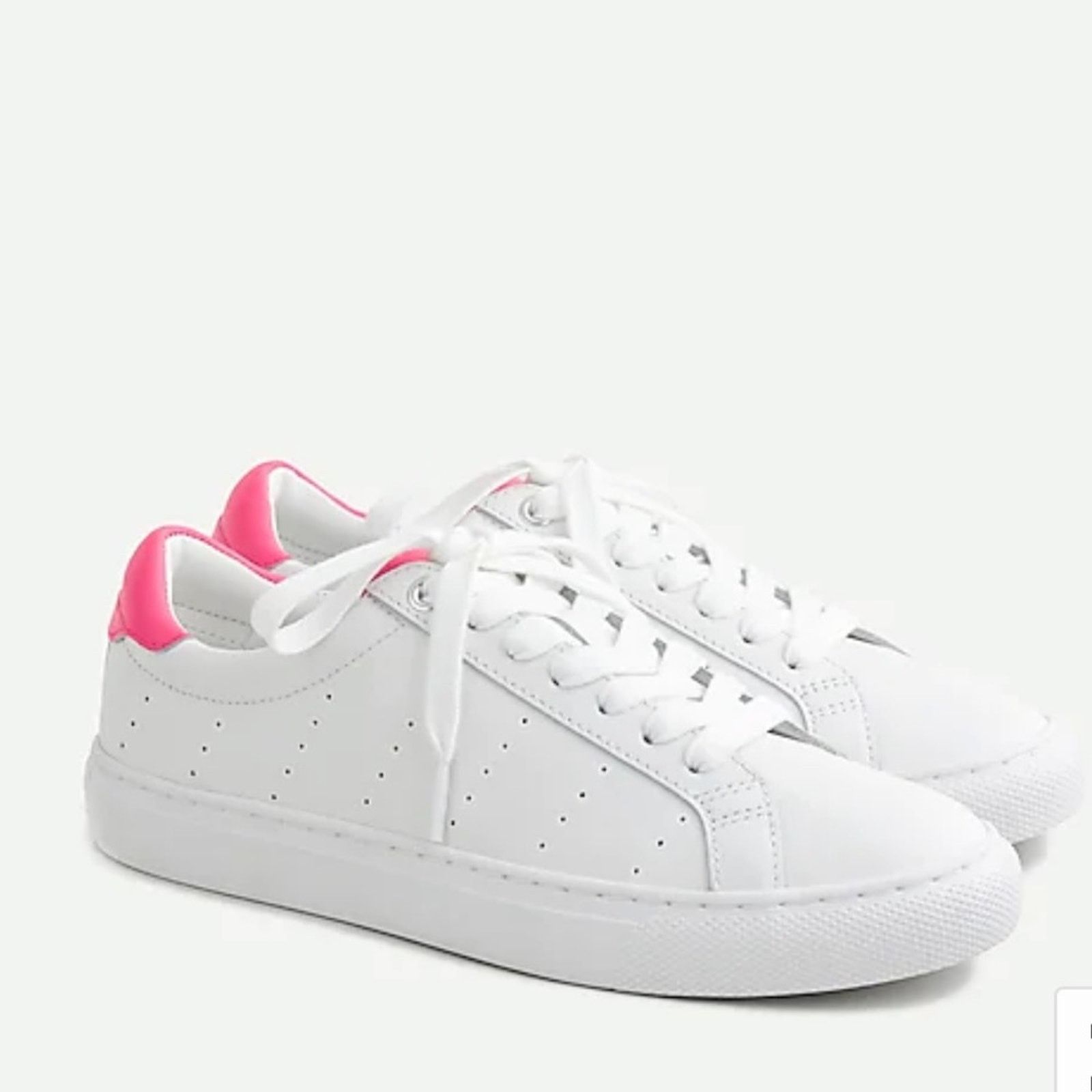 J.Crew J.CREW Saturday sneakers in leather with fuchsia detail Size US 9.5 / IT 39.5 - 1 Thumbnail
