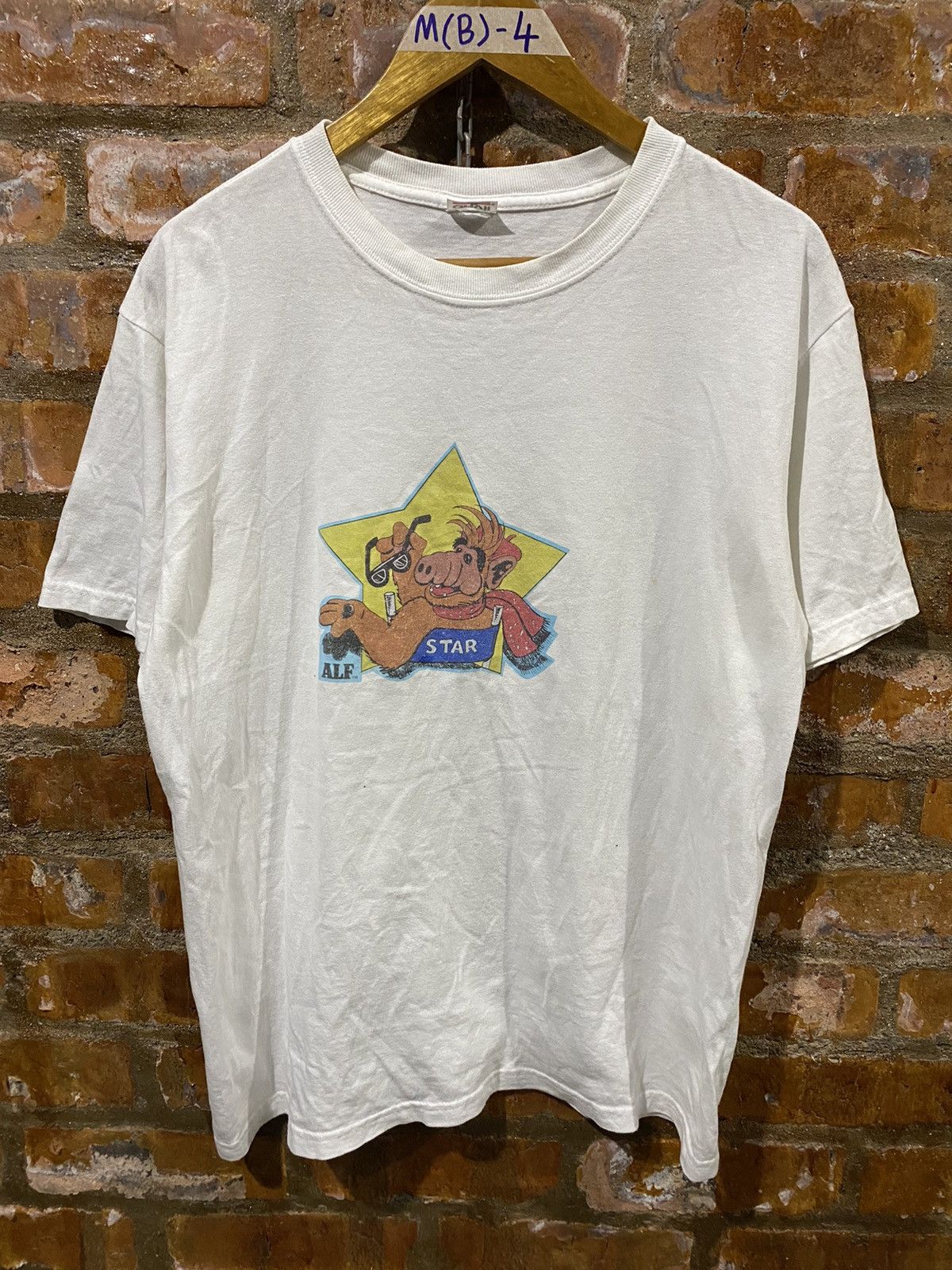Vintage 1990s Surfing ALF New York Alien Life Form Graphic Tee Size US L / EU 52-54 / 3 - 2 Thumbnail