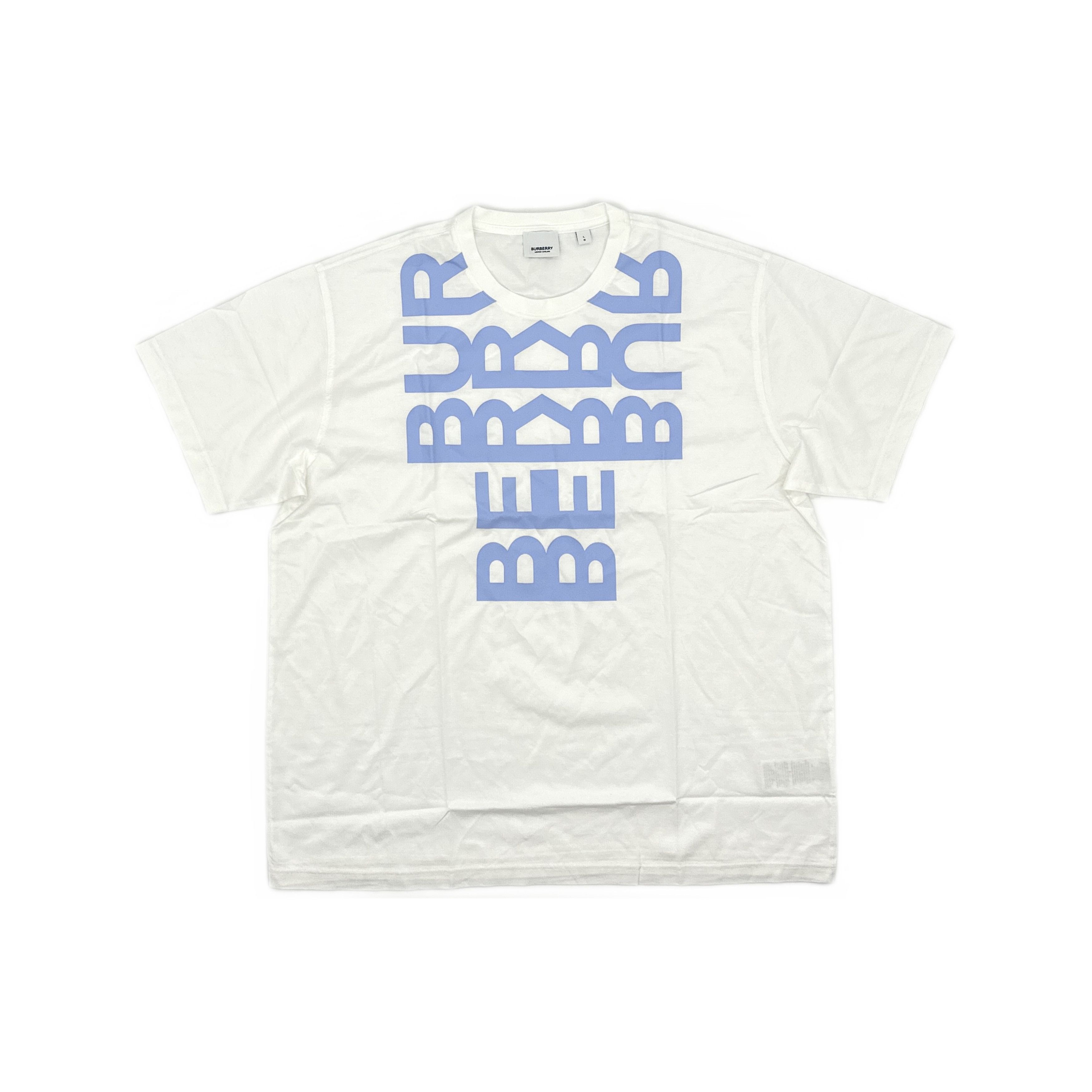 Burberry Burberry Logo Print T-Shirt White Size L Size L / US 10 / IT 46 - 1 Thumbnail