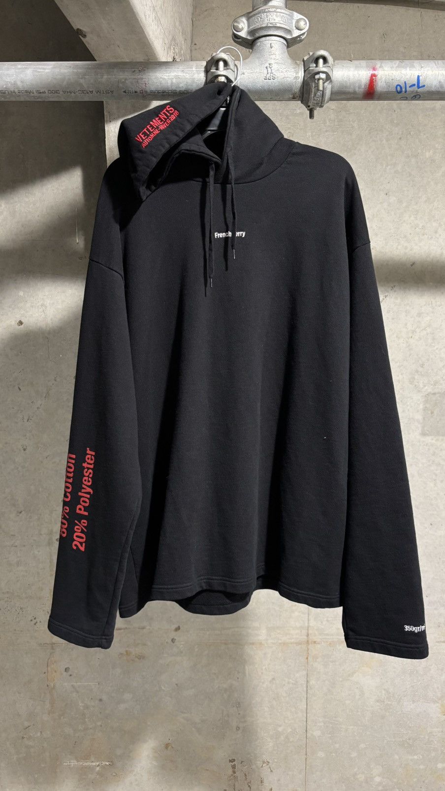 Vetements Vetements French Terry Hoodie | Grailed