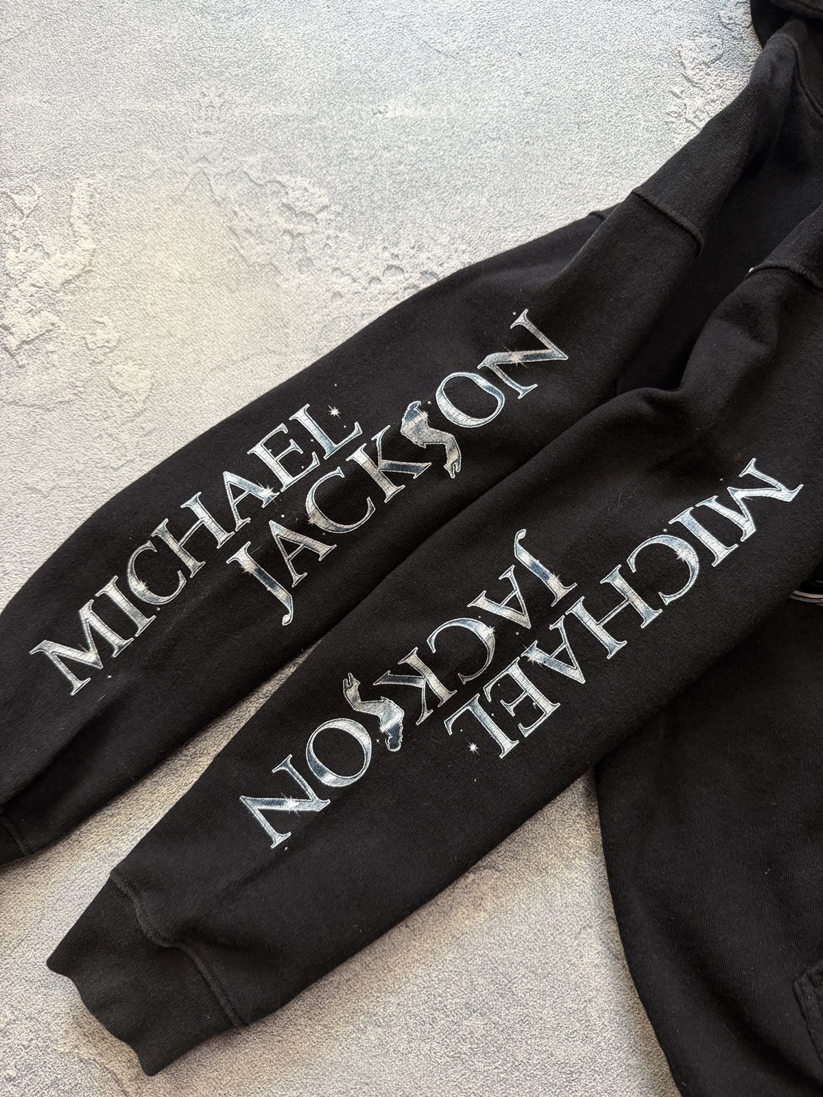 Band Tees Vintage Michael Jackson Overprint Zip Up Hoodie Size US M / EU 48-50 / 2 - 9 Thumbnail