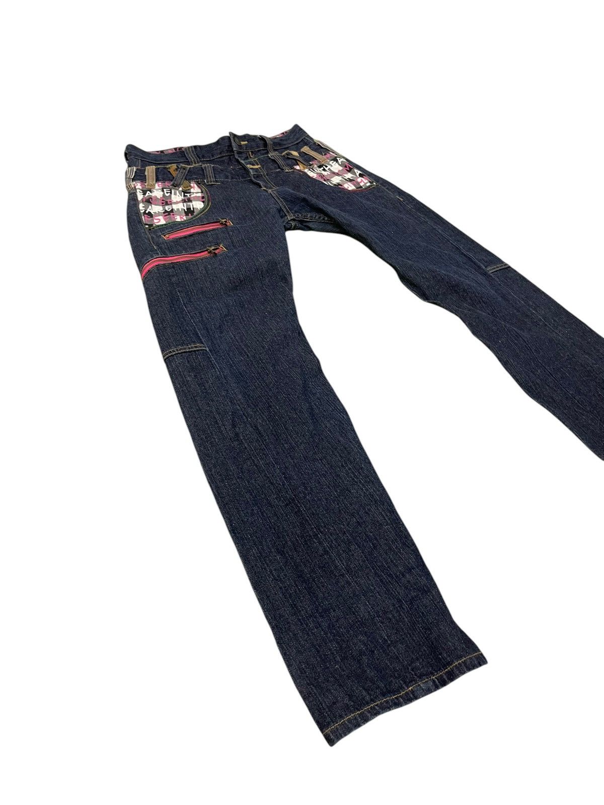 Japanese Brand Double Waist Jeans Memory Special Slim Leg 8🟦2 Size US 32 / EU 48 - 10 Thumbnail