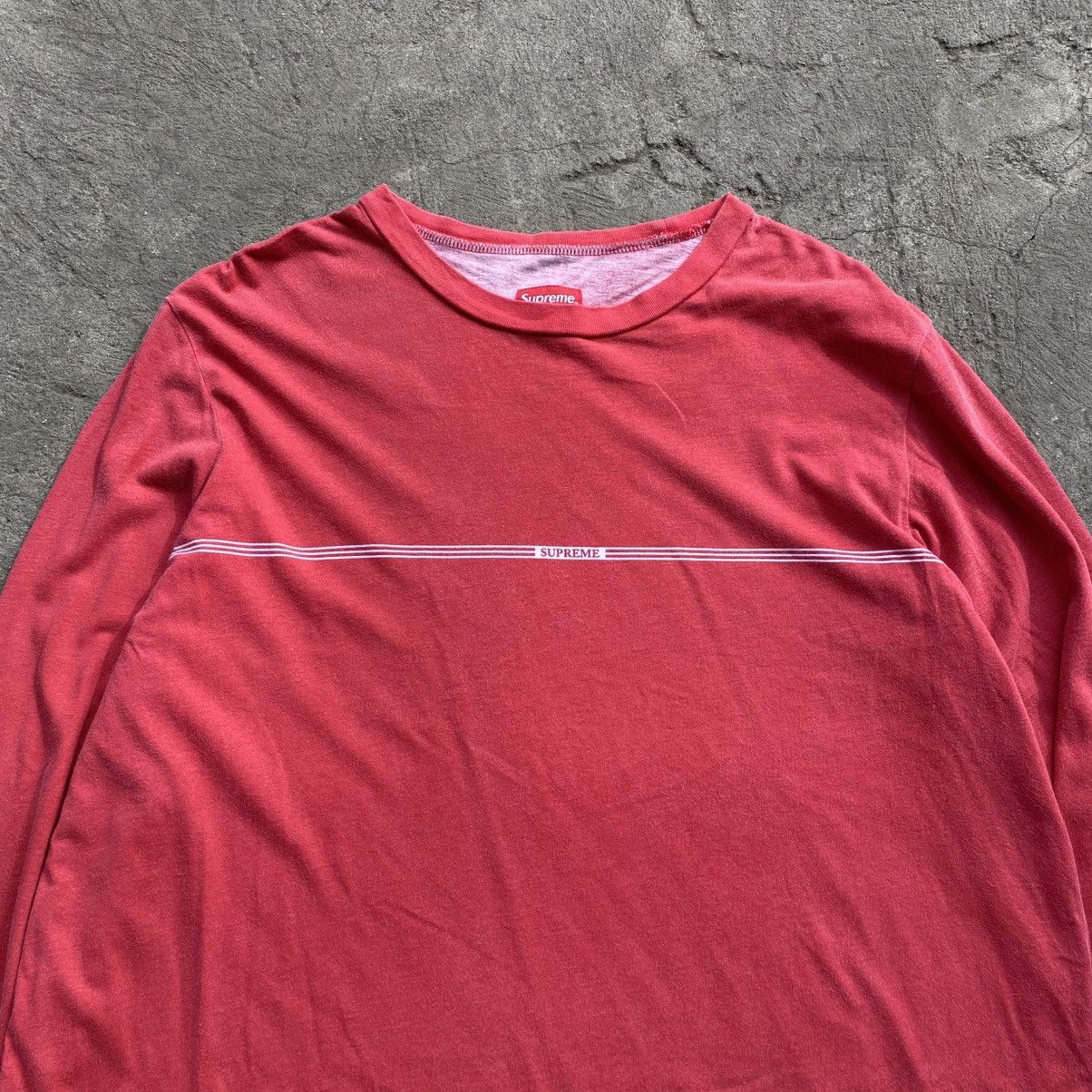 Supreme Supreme Printed Stripe Longsleeves Size US L / EU 52-54 / 3 - 2 Thumbnail