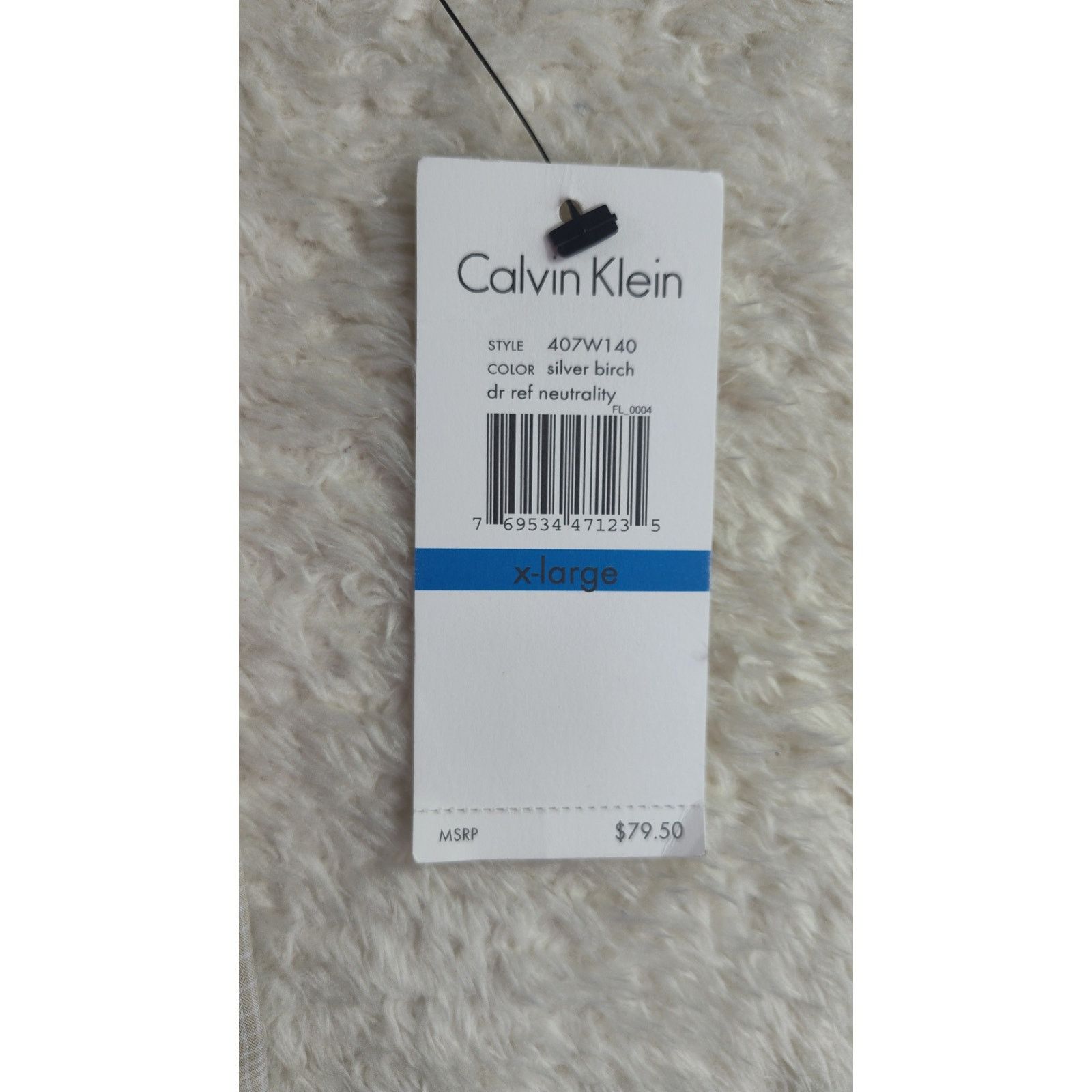 Calvin Klein Calvin Klein Slim Fit Button Up Shirt NWT Silver Birch XL Size US XL / EU 56 / 4 - 6 Thumbnail