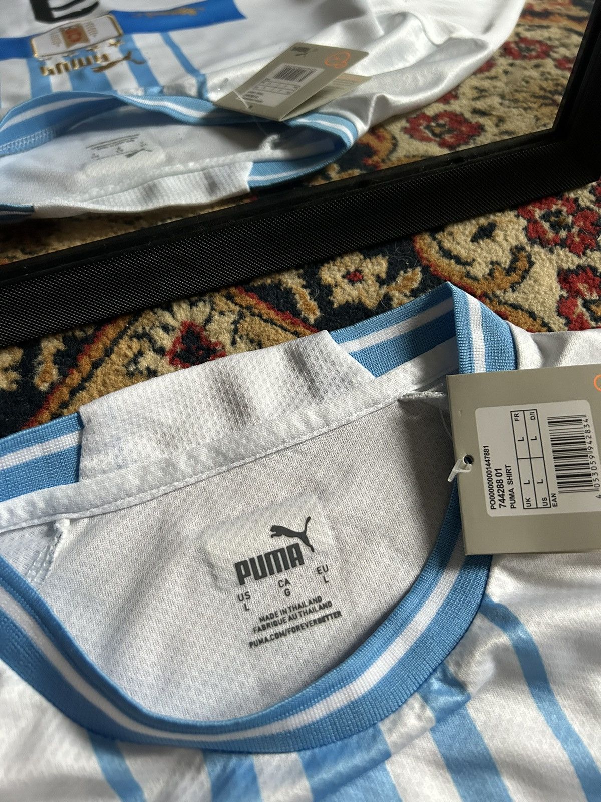 Puma Bentancur Uruguay nomer 6 Puma Away 2022-23 soccer jersey Size US L / EU 52-54 / 3 - 10 Thumbnail