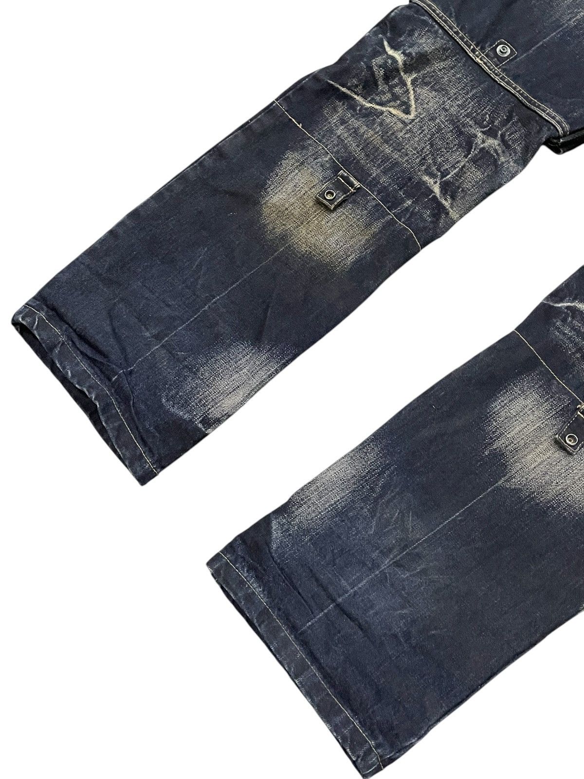PPFM PPFM Booze & Pills & Powders Double Waist Mud Wash Jeans Size US 32 / EU 48 - 19 Thumbnail