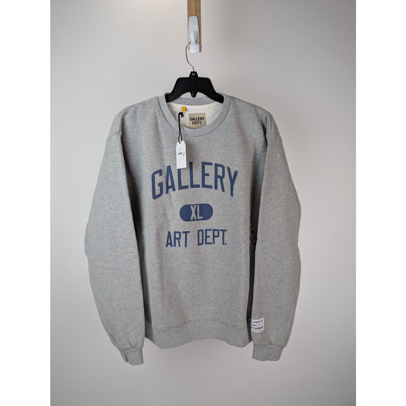 Gallery Dept. o1rshd1 Q:2 / Logo Crewneck Sweater in Gray Size US XL / EU 56 / 4 - 8 Thumbnail