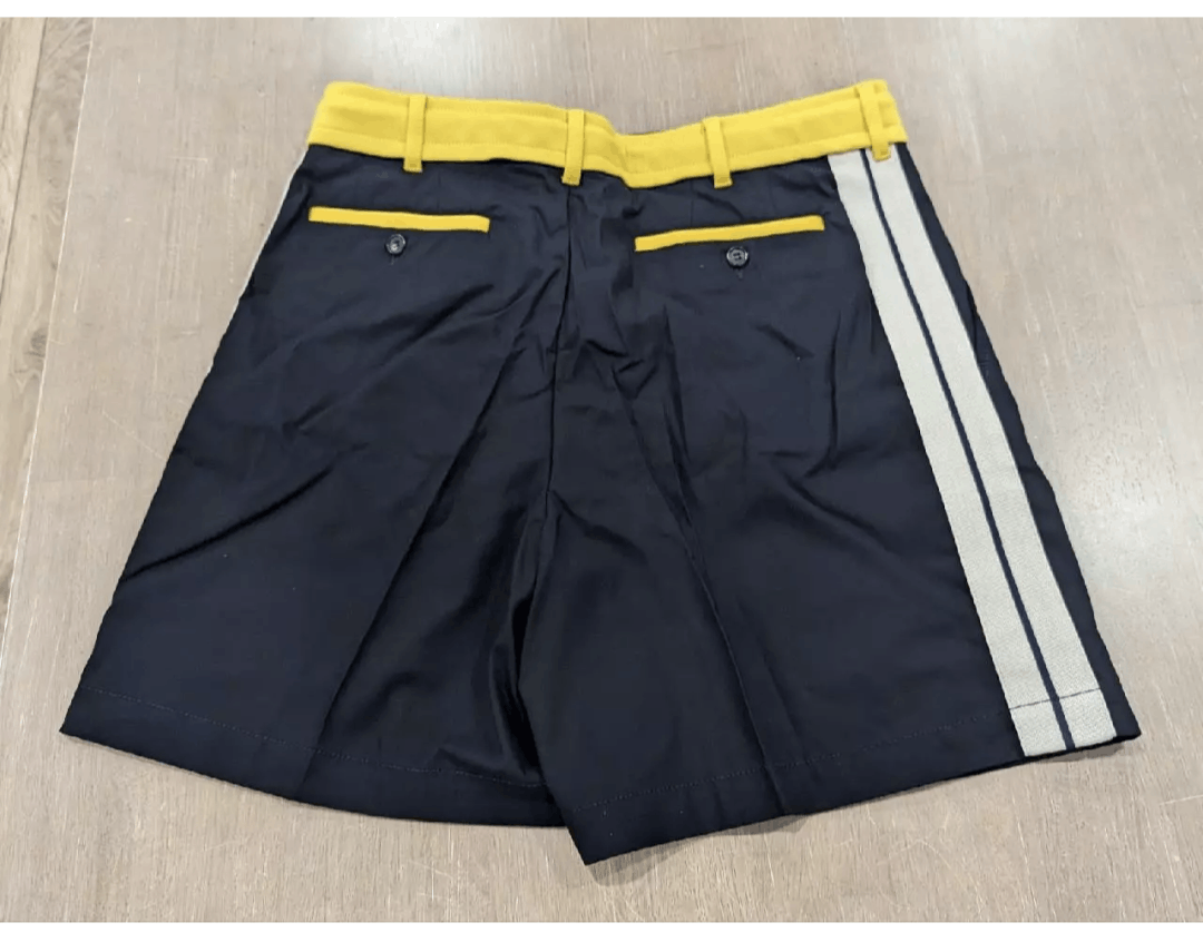 Palm Angels PALM ANGELS Track Belt Drawstring Shorts Navy Blue 54 US 38 Size US 38 / EU 54 - 4 Thumbnail