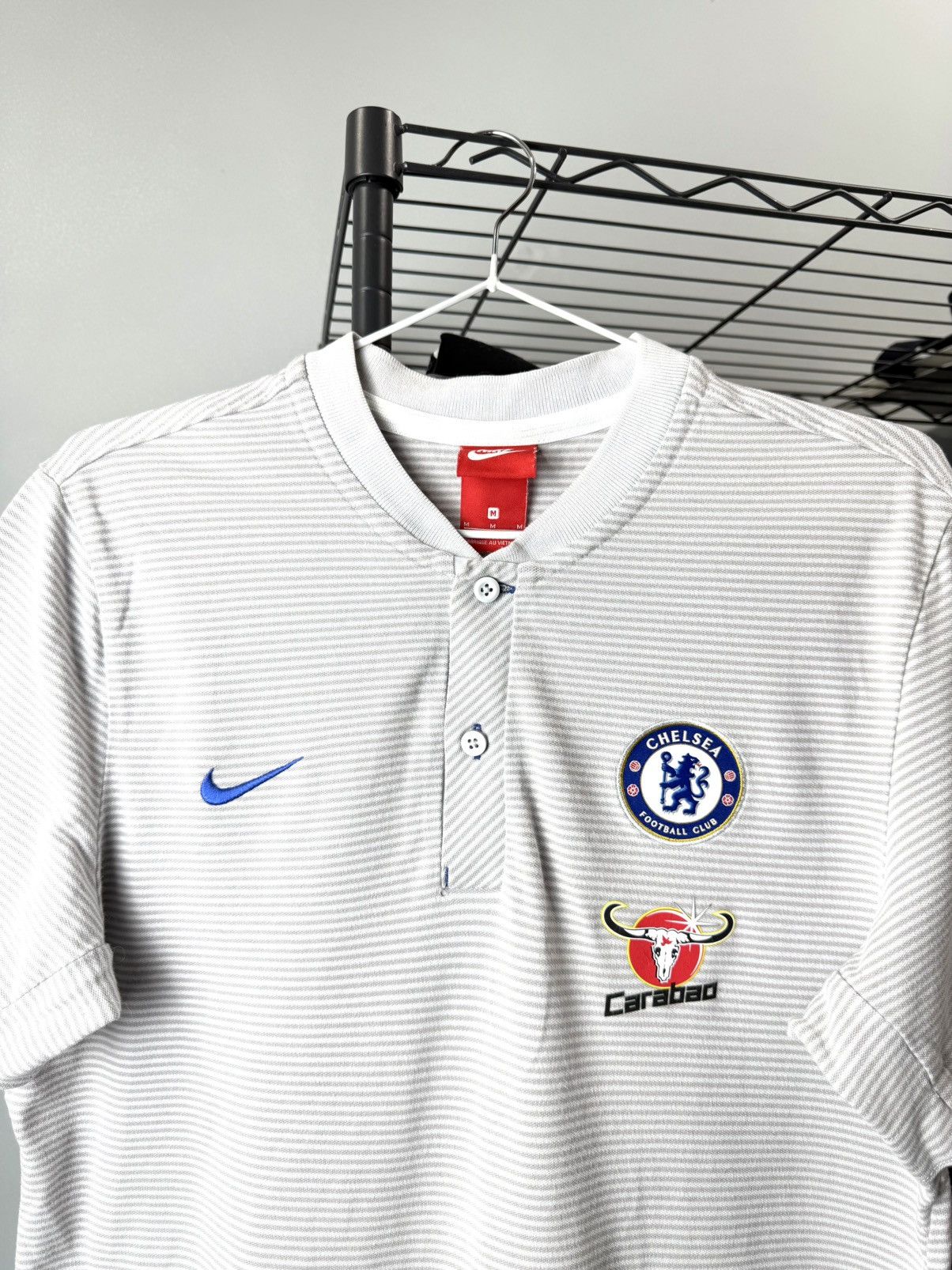 Nike Vintage Nike Chelsea Carabao Soccer T Shirt Size US M / EU 48-50 / 2 - 2 Thumbnail