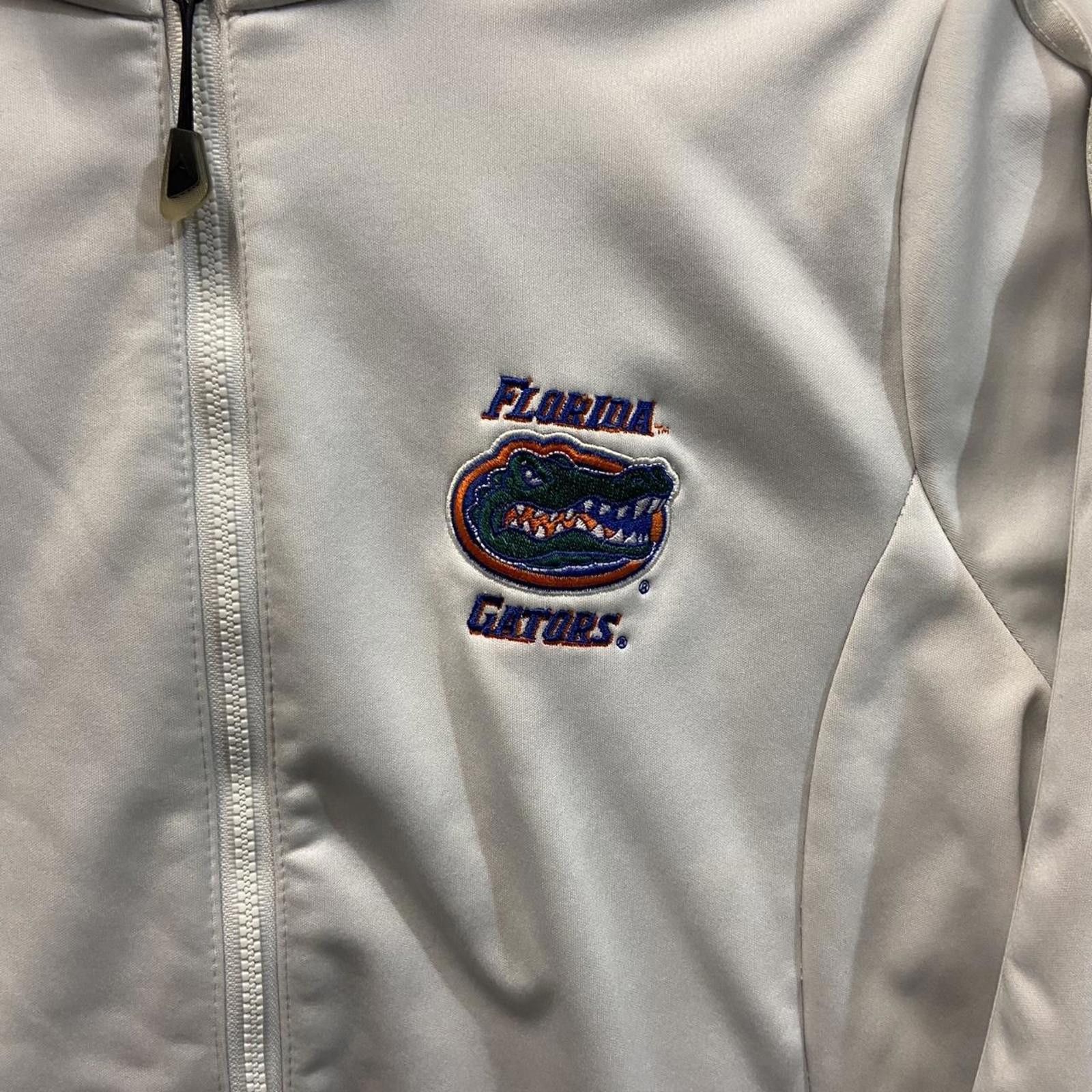 Designer Antigua Florida Gators Embroidered zip up Womans Jacket sz M Size M / US 6-8 / IT 42-44 - 2 Thumbnail