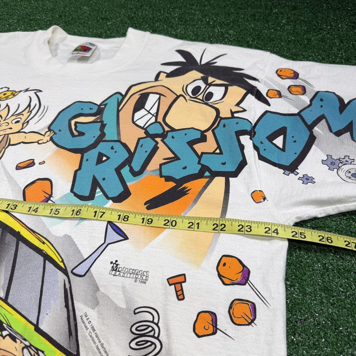Vintage 1996 Cartoon Network NASCAR Steve Grissom Tee XL Size US XL / EU 56 / 4 - 8 Thumbnail