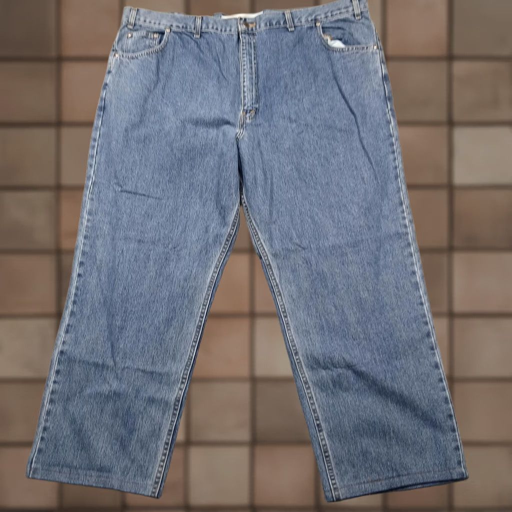 Vintage Arizona Jean Company Jeans Mens 50 Blue Relaxed Medium Wash Denim 523-4450 Size US 34 / EU 50 - 1 Thumbnail