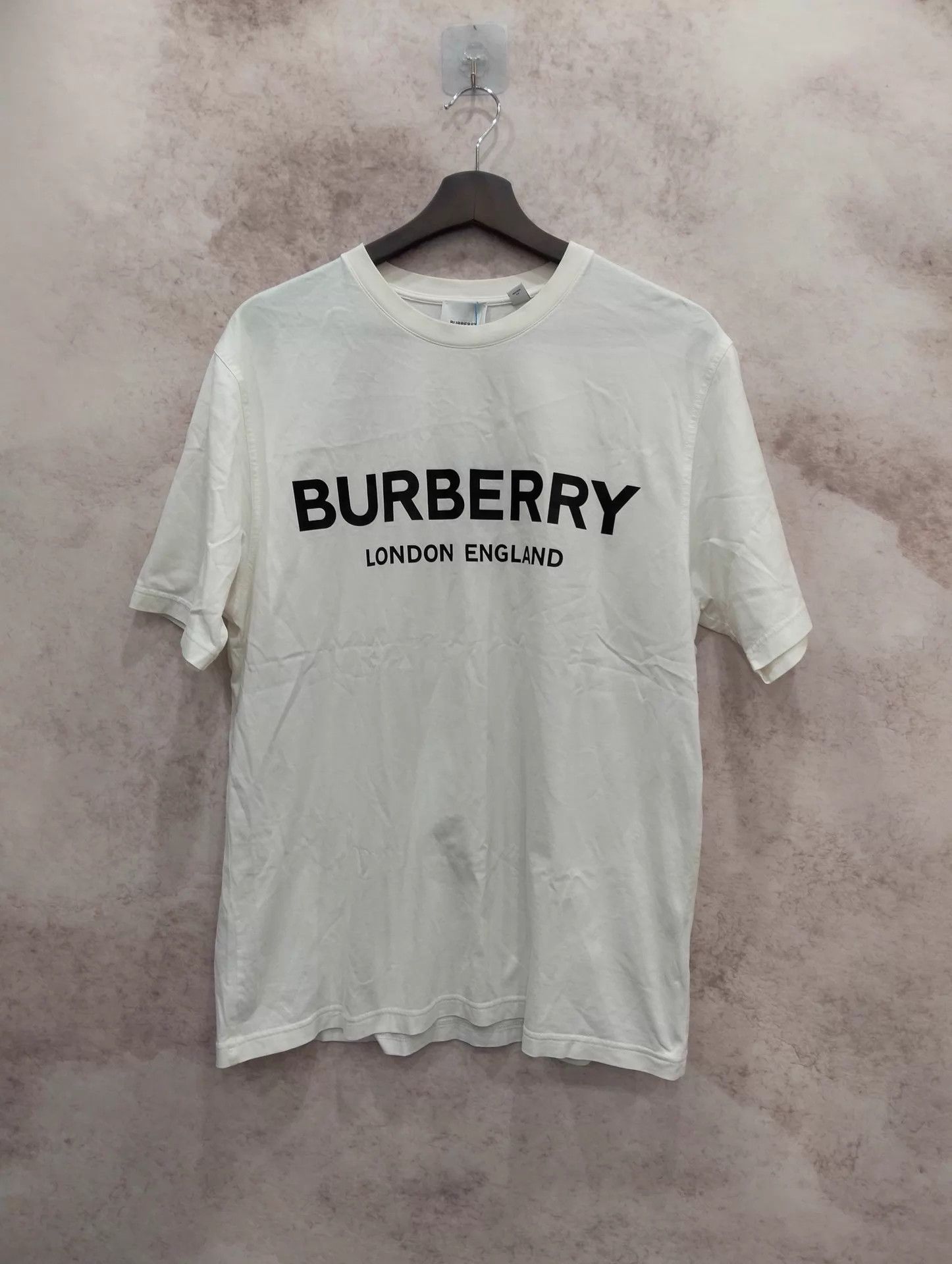 Burberry Burberry Logo White Short Sleeve Tee S 95 New Size US S / EU 44-46 / 1 - 1 Thumbnail