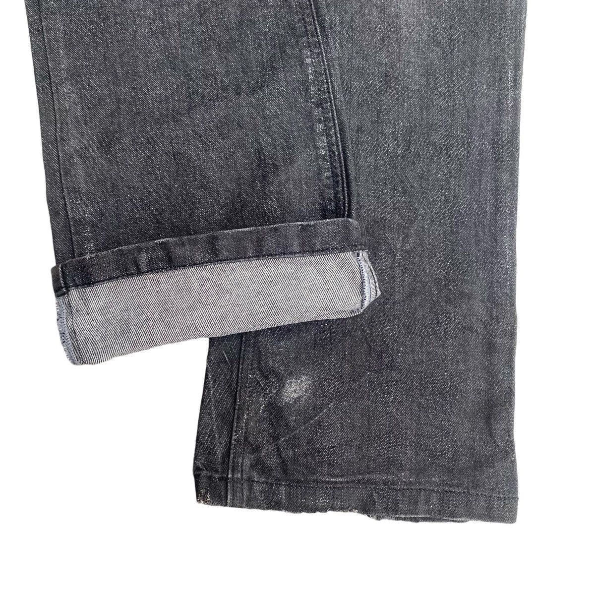 Japanese Brand EVOLUTION Black Distressed flare Size US 33 - 8 Thumbnail