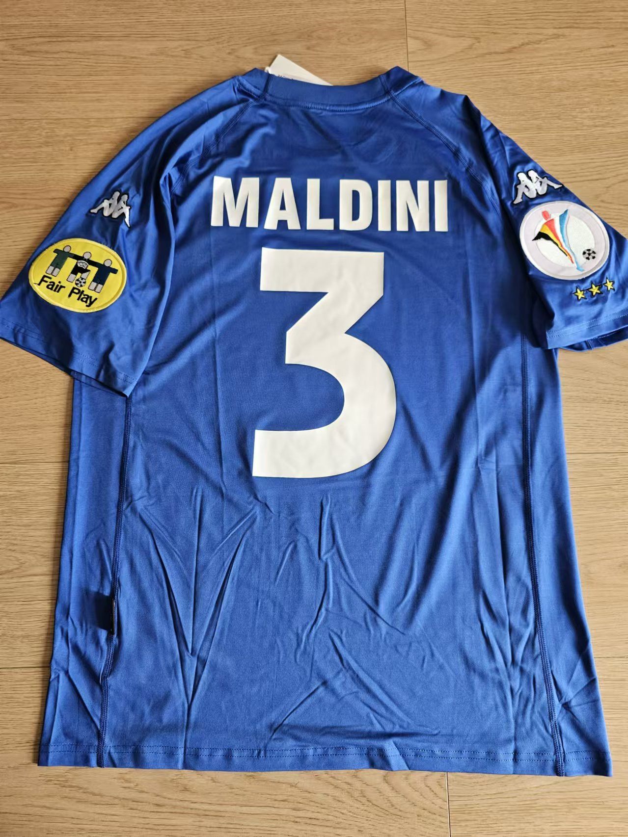Other Italy 3 Paolo Maldini Jersey 2000 Euro Cup Size US M / EU 48-50 / 2 - 2 Thumbnail