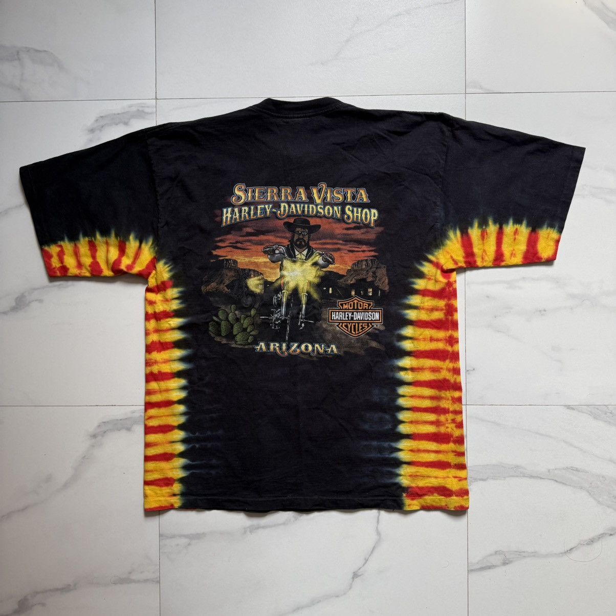 Harley Davidson Vintage Y2K Harley-Davidson Sierra Vista T-Shirt Size US XL / EU 56 / 4 - 3 Thumbnail