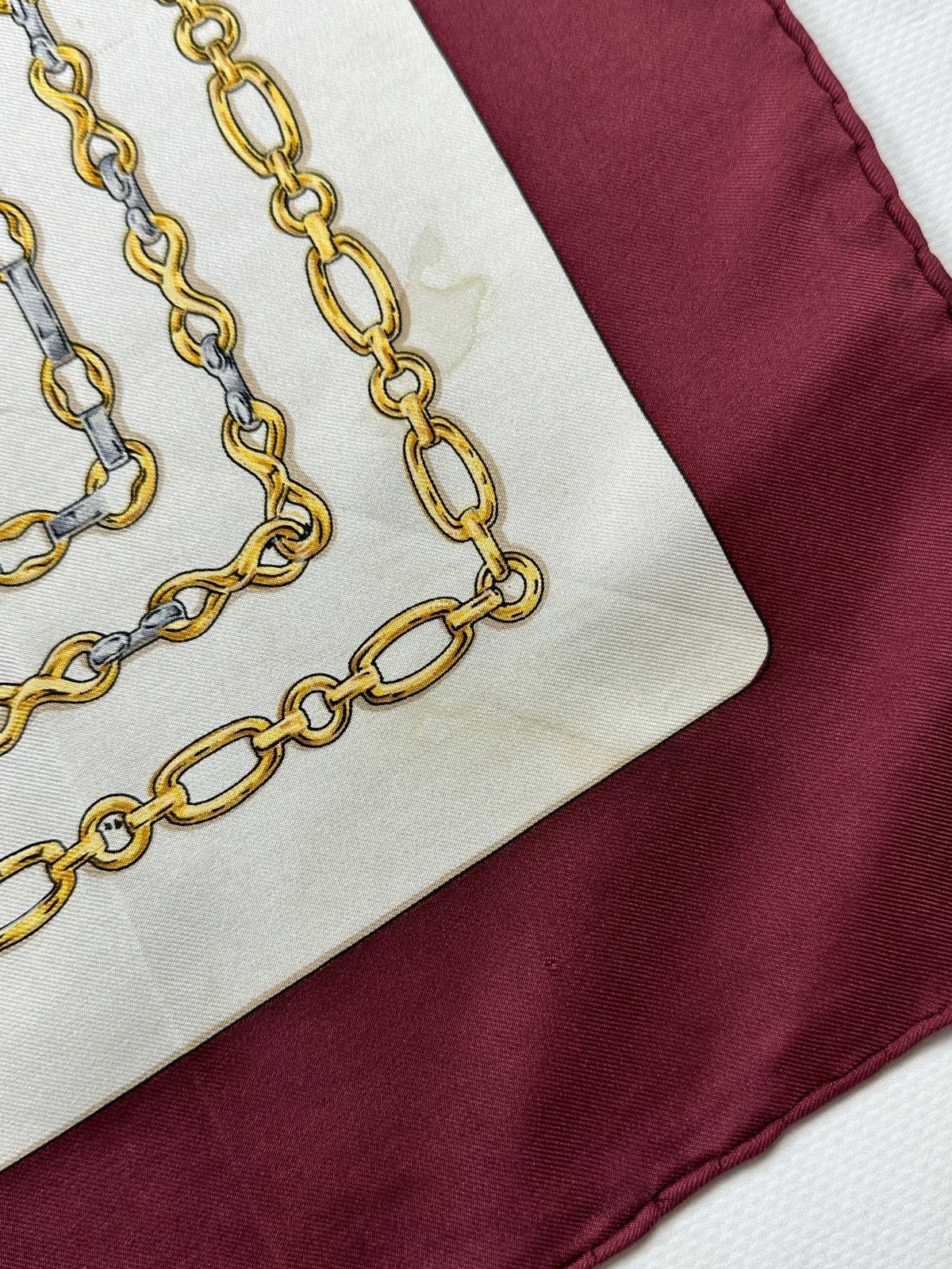 Cartier Vintage Must De Cartier Monogram Silk Scarf Size ONE SIZE - 16 Thumbnail