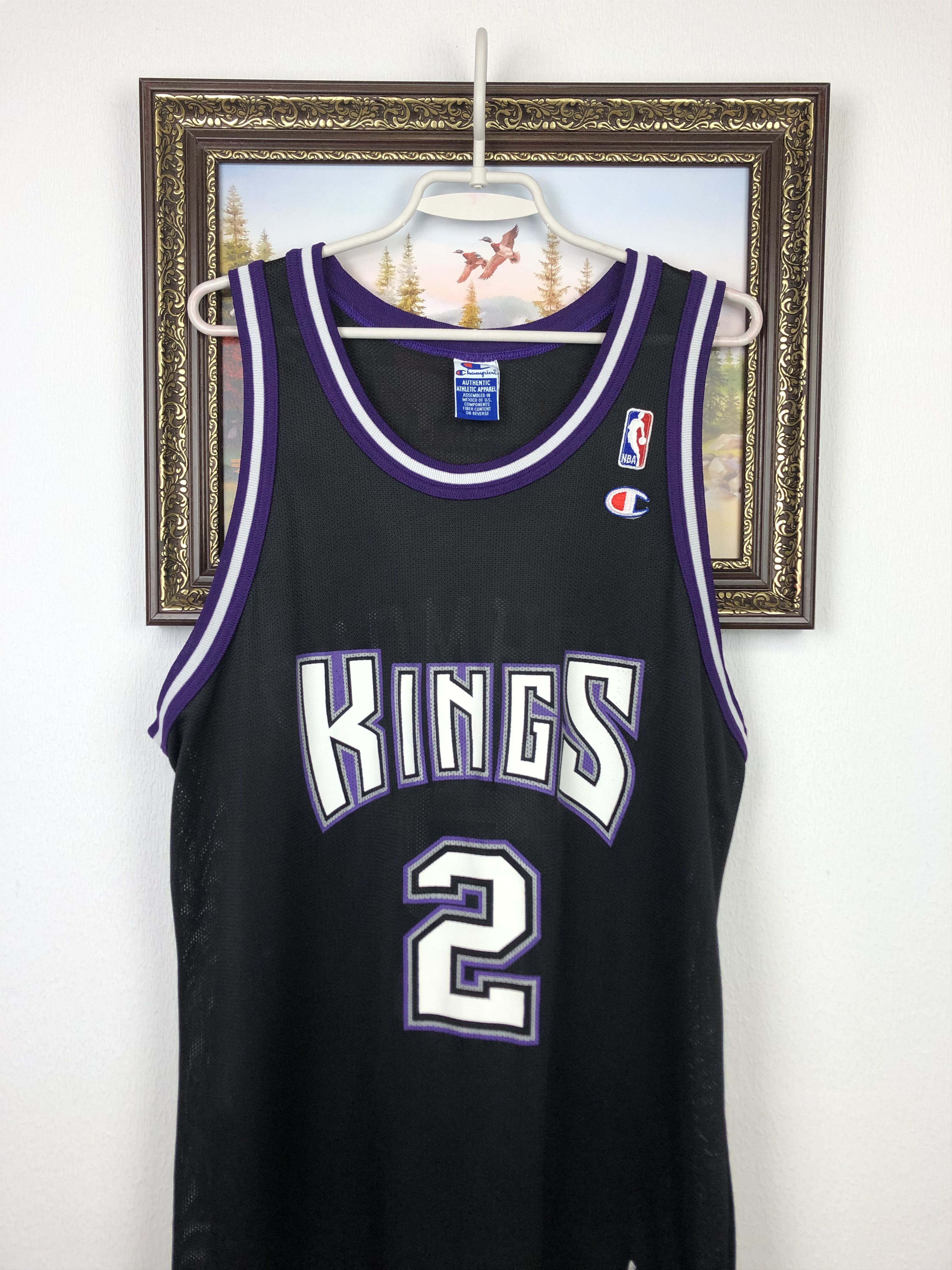 Champion Vintage 90' Champion Sacramento Kings #2 Richmond Jersey NBA Size US L / EU 52-54 / 3 - 2 Thumbnail