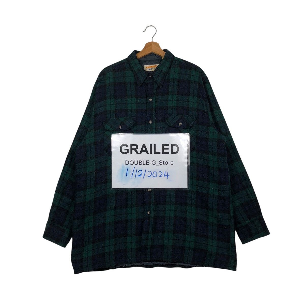 Japanese Brand 📌Vintage Flannel Chore Jacket Catamount Check Tartan Design Size US L / EU 52-54 / 3 - 1 Thumbnail