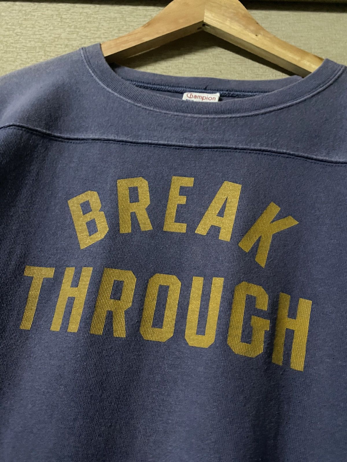 Champion × Neighborhood × Vintage Vintage 80s Champion x Neigborhood Break Through 3q Tshirt Size US M / EU 48-50 / 2 - 2 Thumbnail