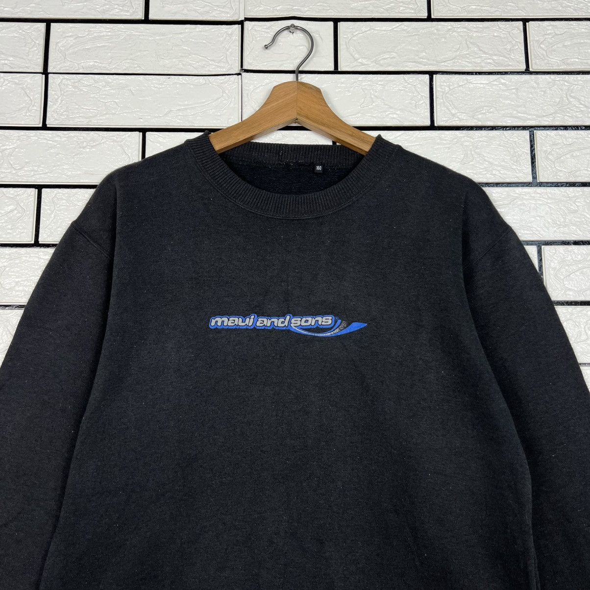 Maui and Sons 90's MAUI AND SONS Boardwear Big Logo Sweatshirt #4041-C184 Size US S / EU 44-46 / 1 - 4 Thumbnail