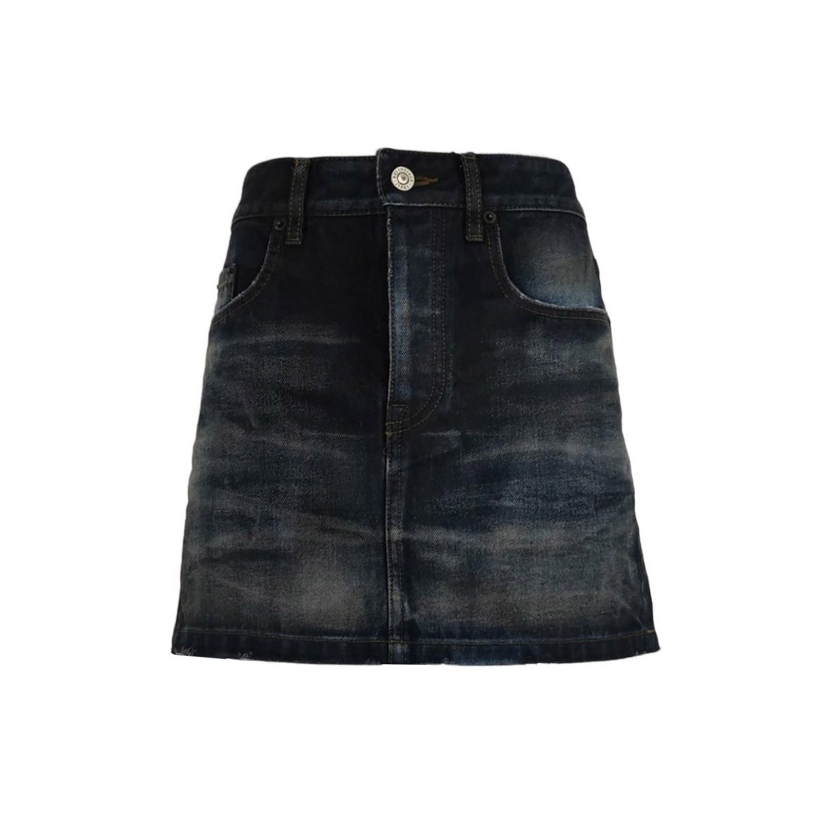 Balenciaga Balenciaga New Denim Mini Skirt Size 38 Size 38" / US 16 / IT 52 - 1 Thumbnail