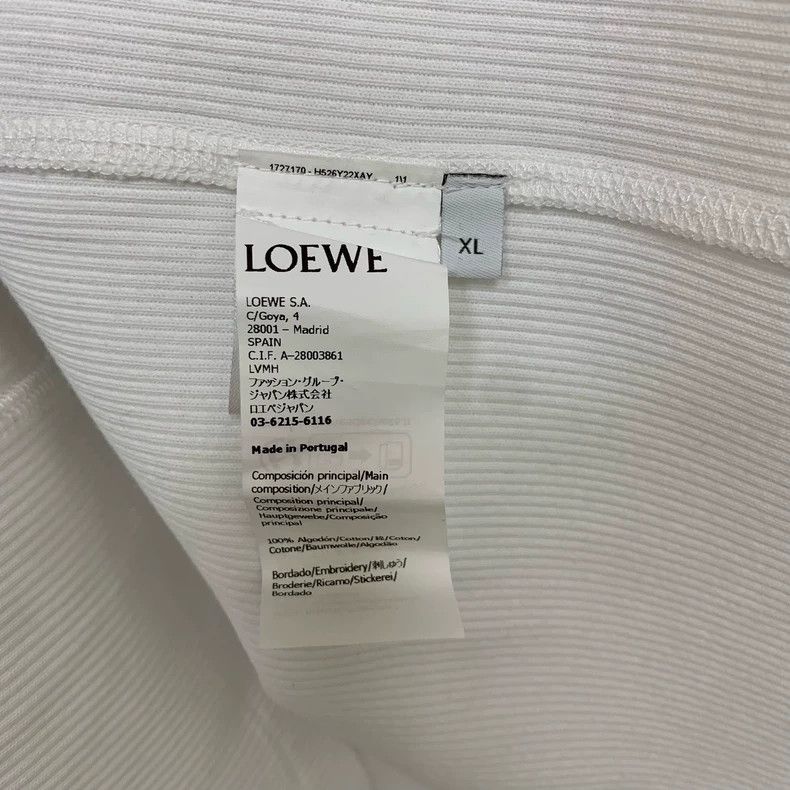 Loewe LOEWE White long-sleeved T-shirt Size XL / US 12-14 / IT 48-50 - 7 Thumbnail