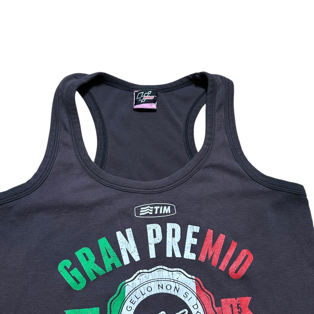 Vintage Vintage Y2K MotoGP Women’s Biker Tank Shirt Size M / US 6-8 / IT 42-44 - 3 Thumbnail
