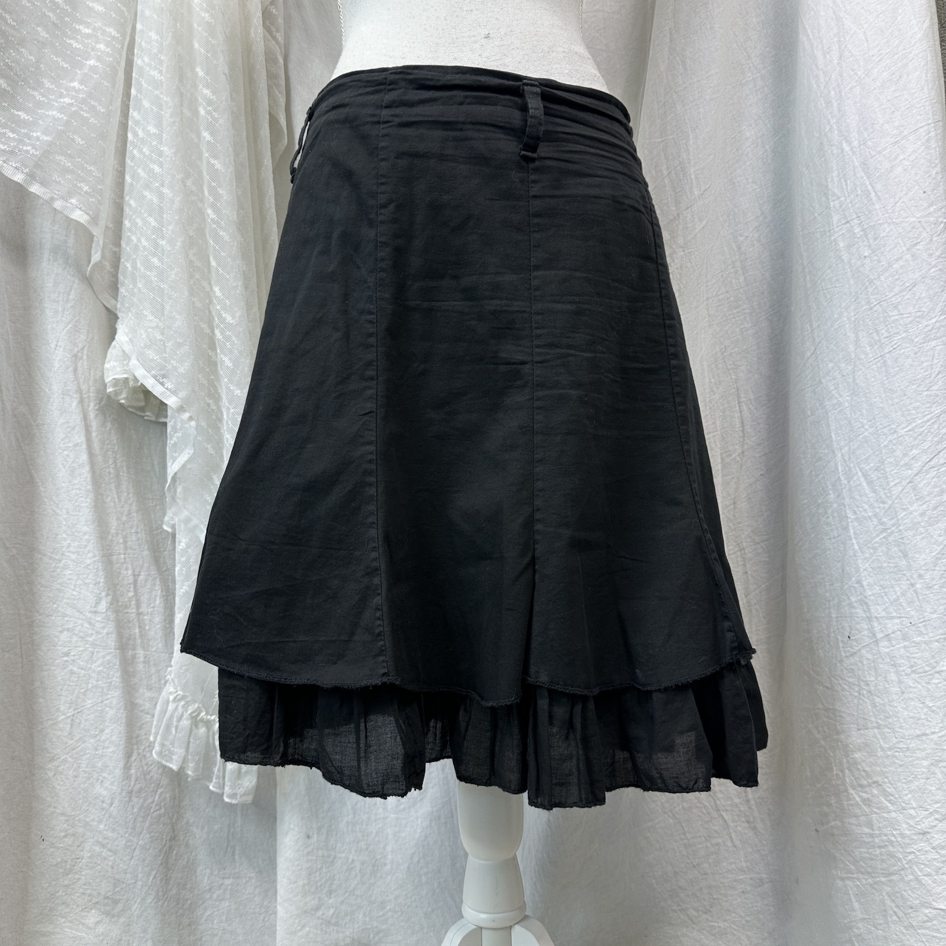 Vintage Vintage Avant Garde Layered Pleated Skirt Y2K Size 26" / US 2 / IT 38 - 6 Thumbnail